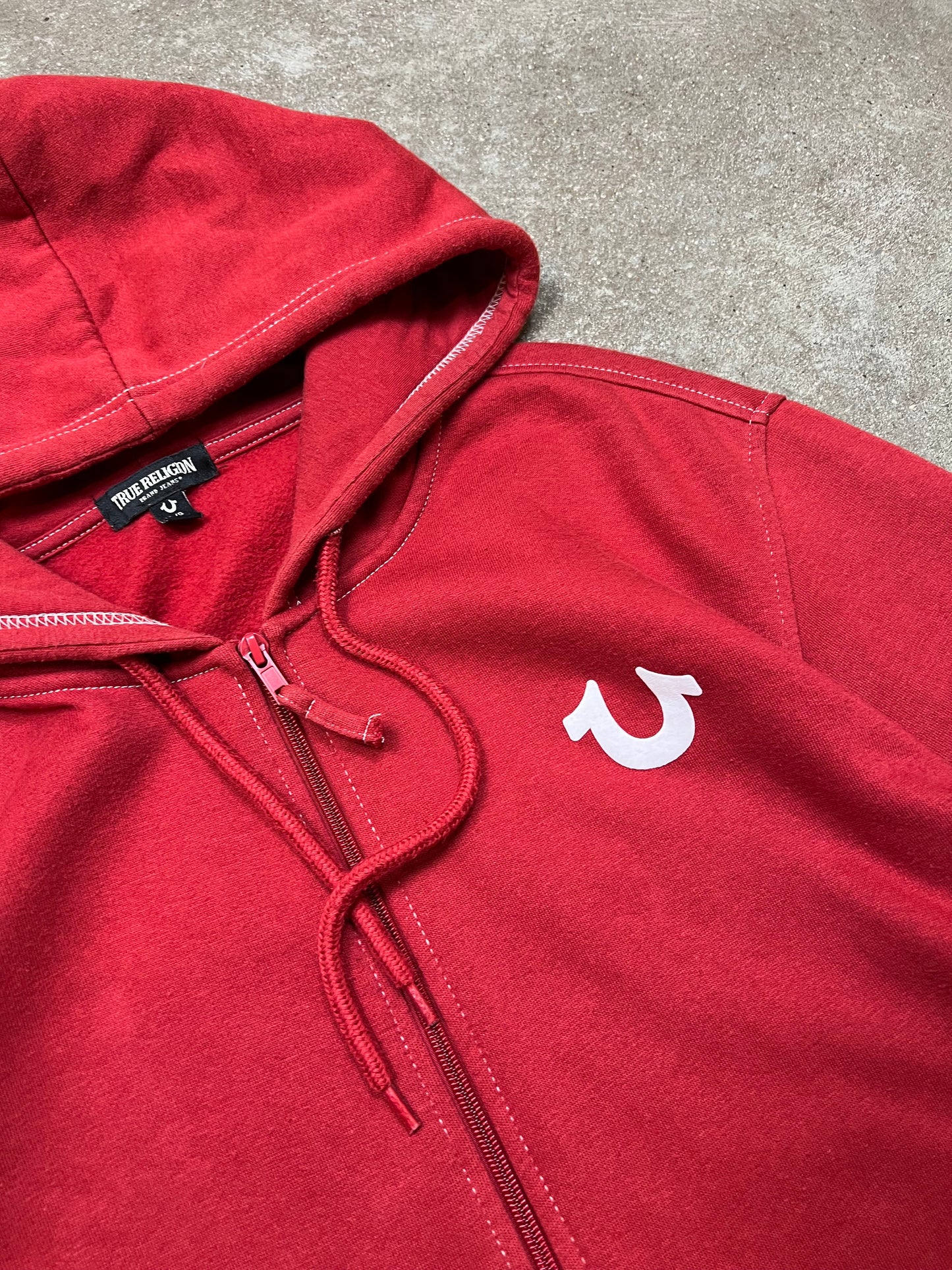 True Religion Zip-Up Hoodie (L)