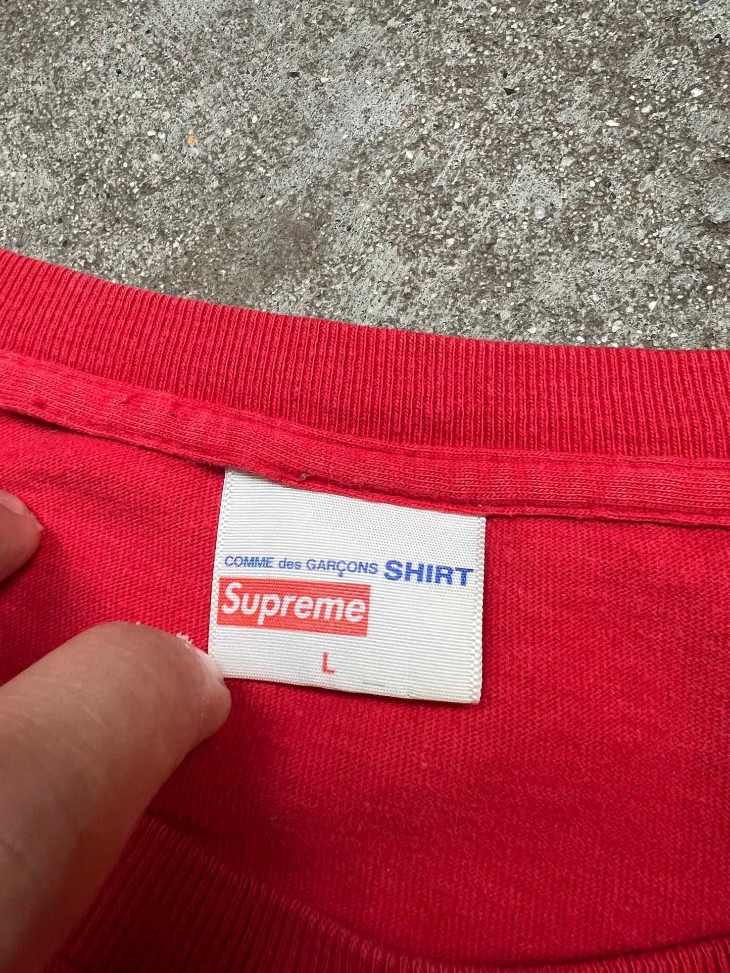 Supreme x CDG Longsleeve (L)