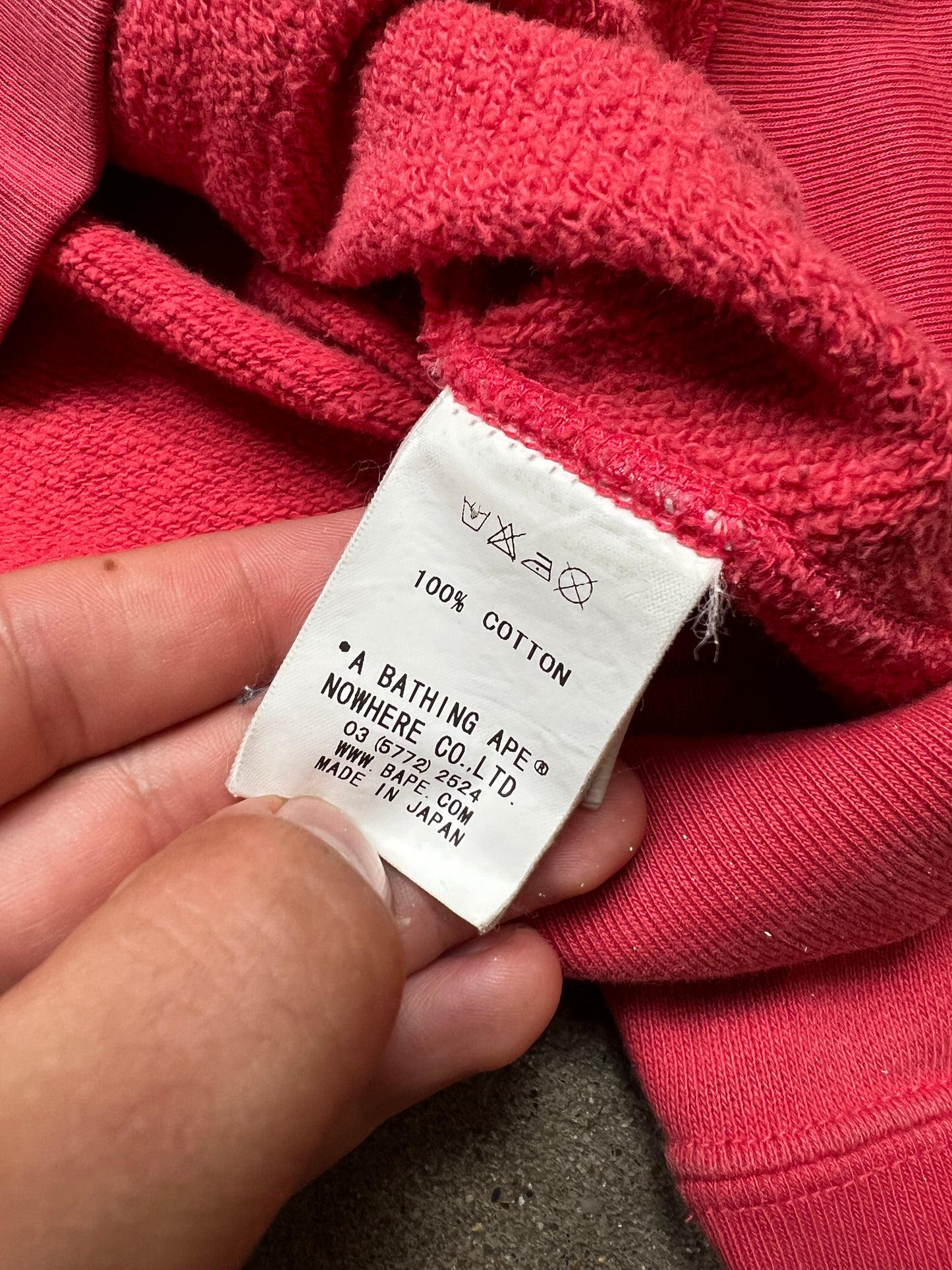 BAPE zip up hoodie (S)