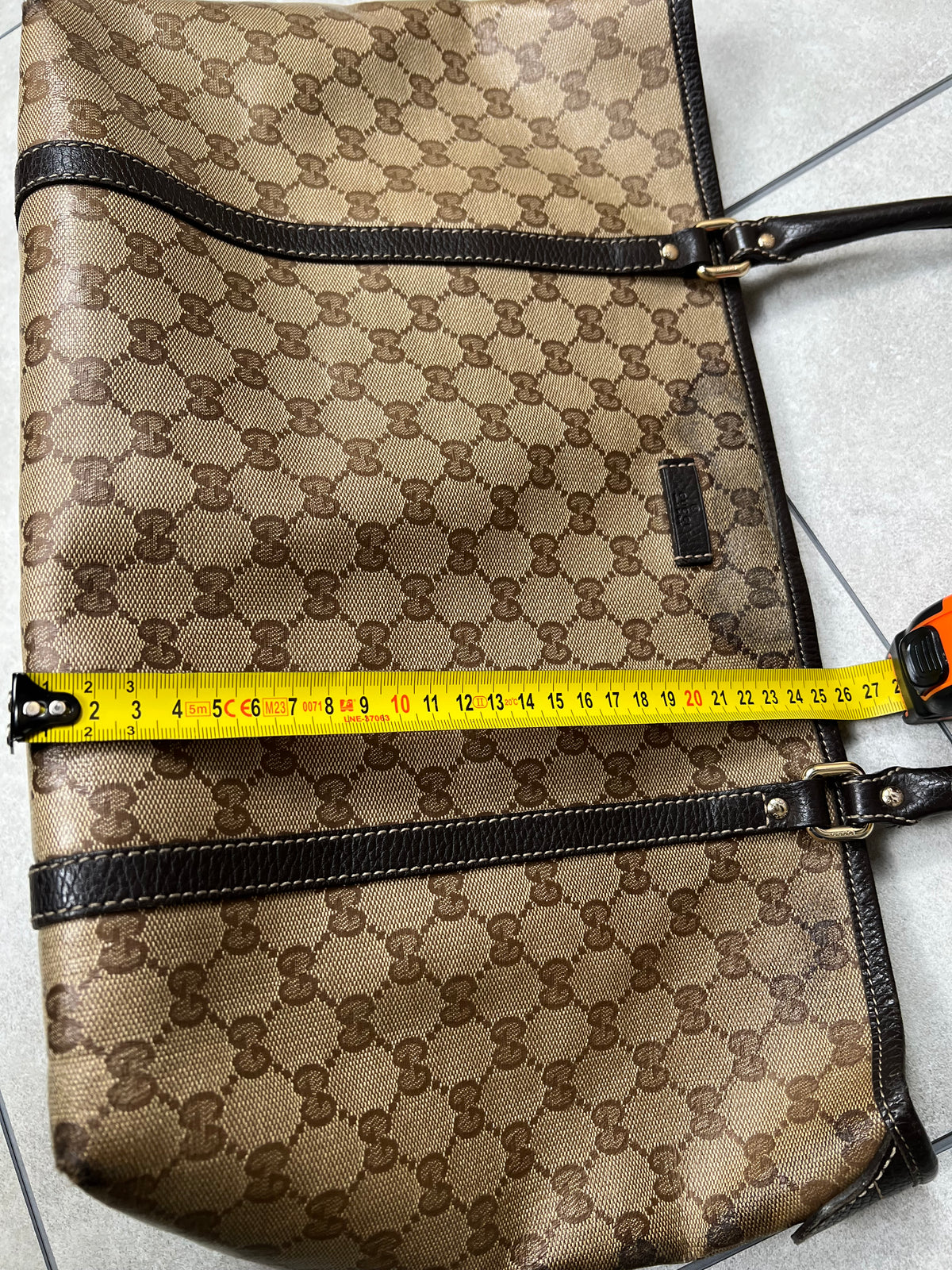 Gucci Monogram Crystal Canvas Bag