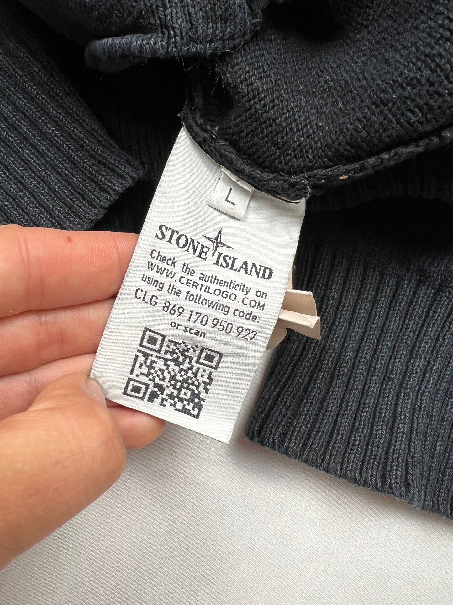 Stone Island Zip-Up Sweater (M)