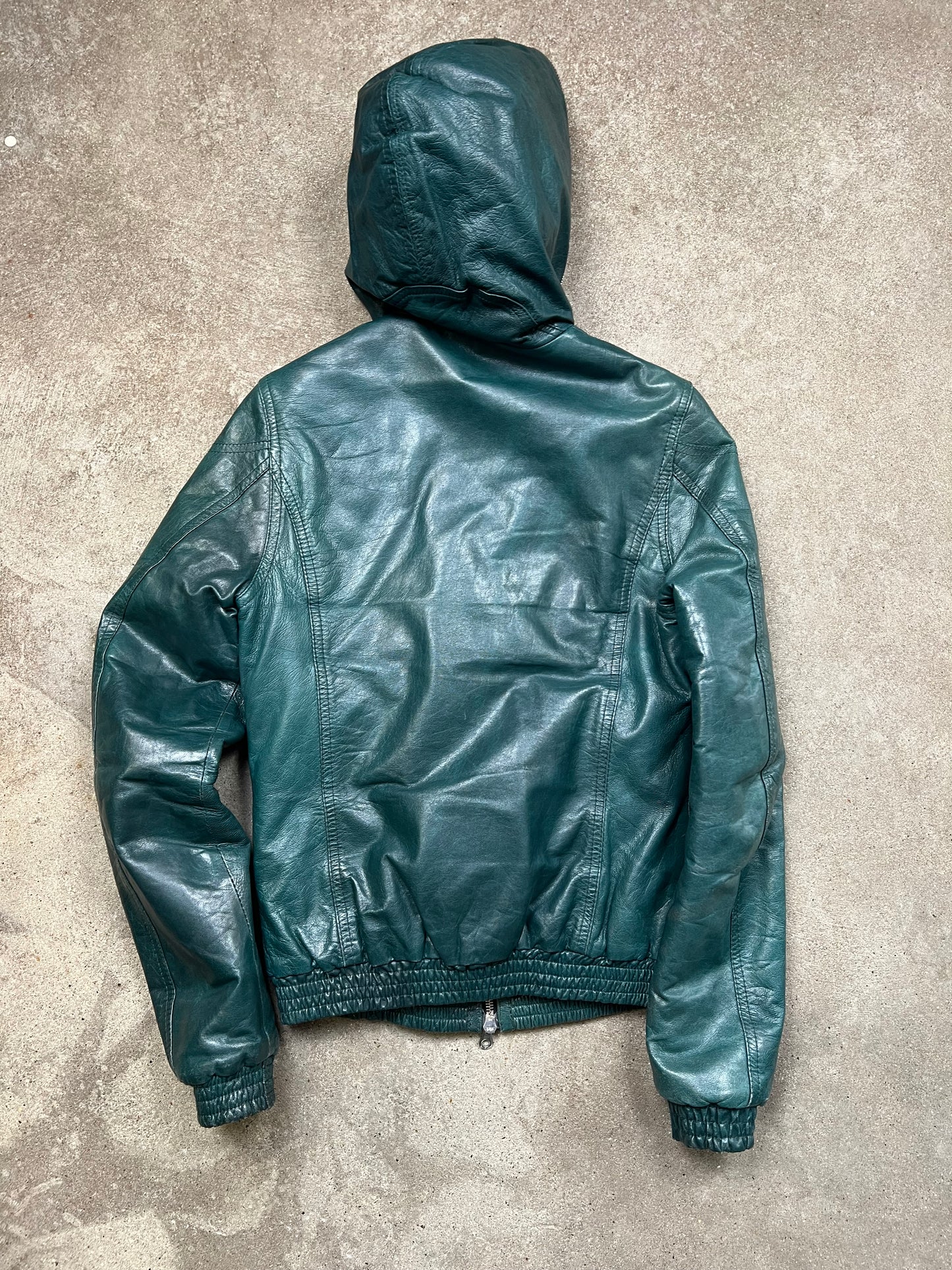 Duvetica Leather Jacket (XXS)