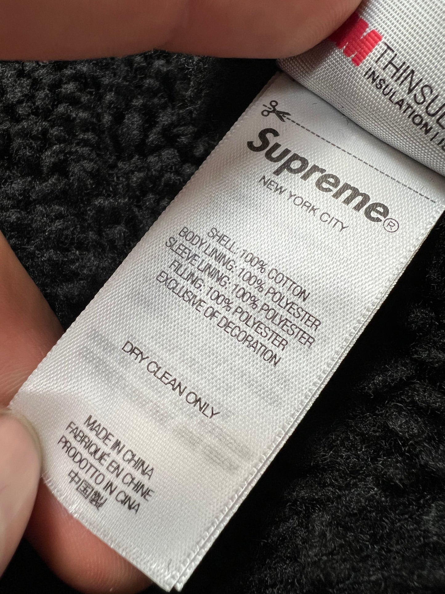 Supreme Faux Sherling Lined Bomber (S)