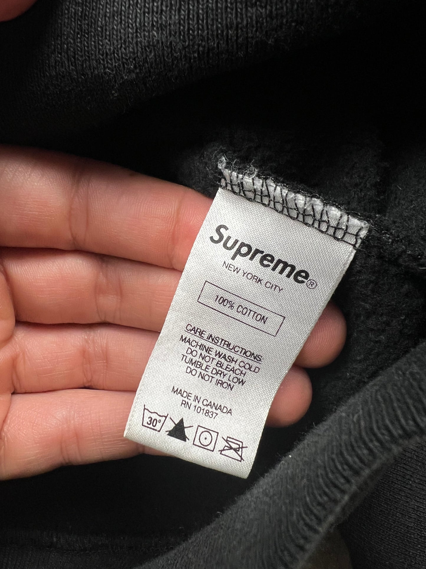 Supreme Repeat Zip Up Hoodie (M)