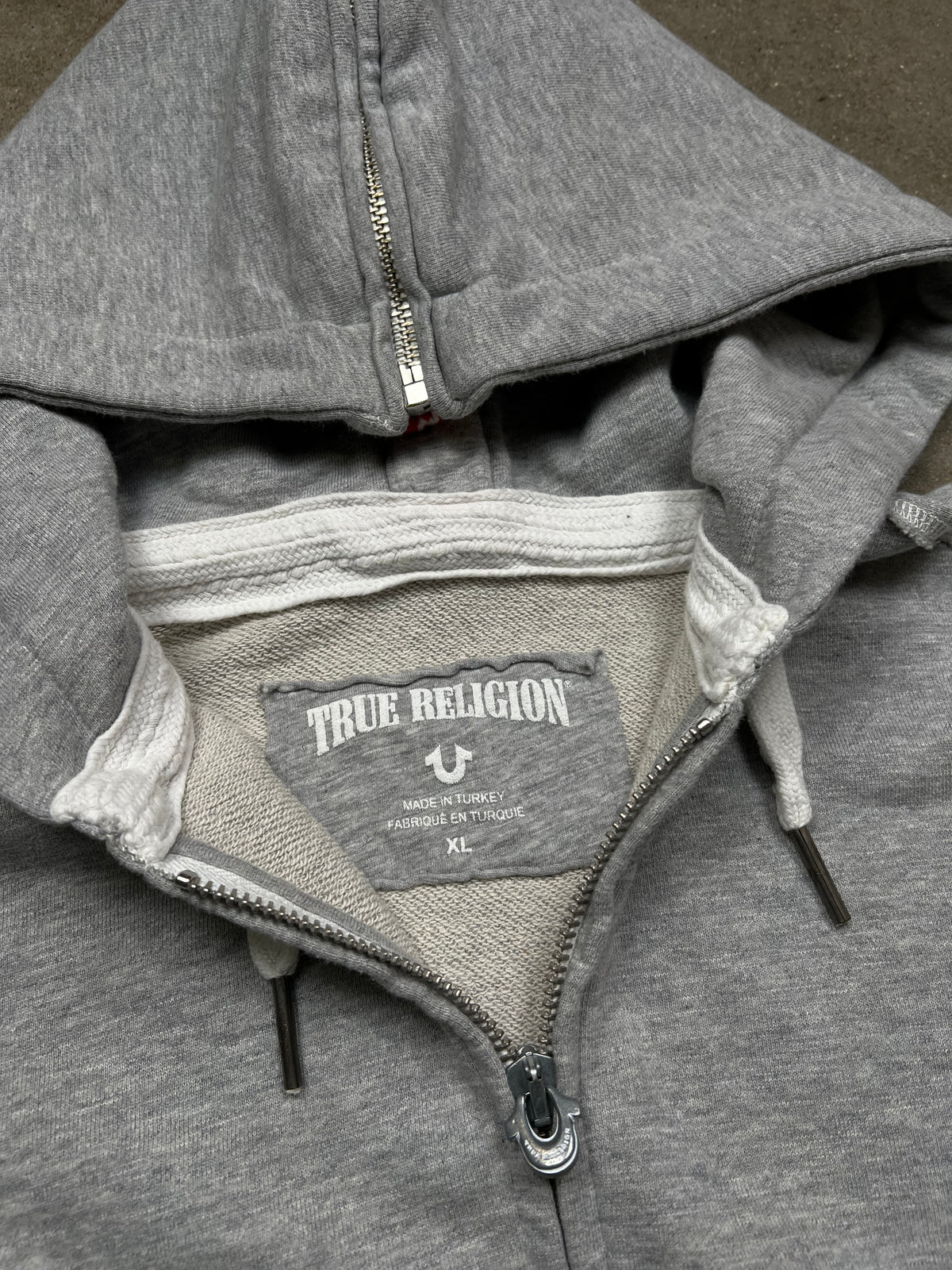 True Religion Zip-Up Hoodie (XL)