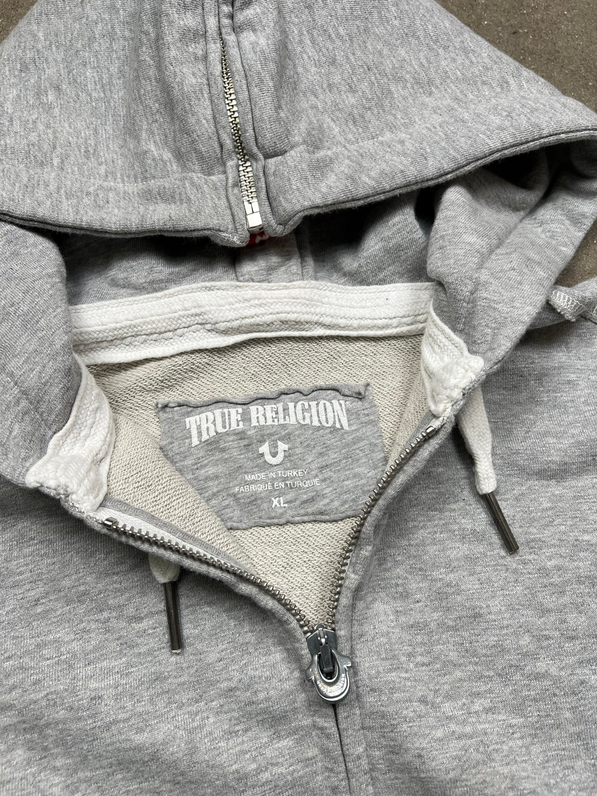 True Religion Zip-Up Hoodie (XL)