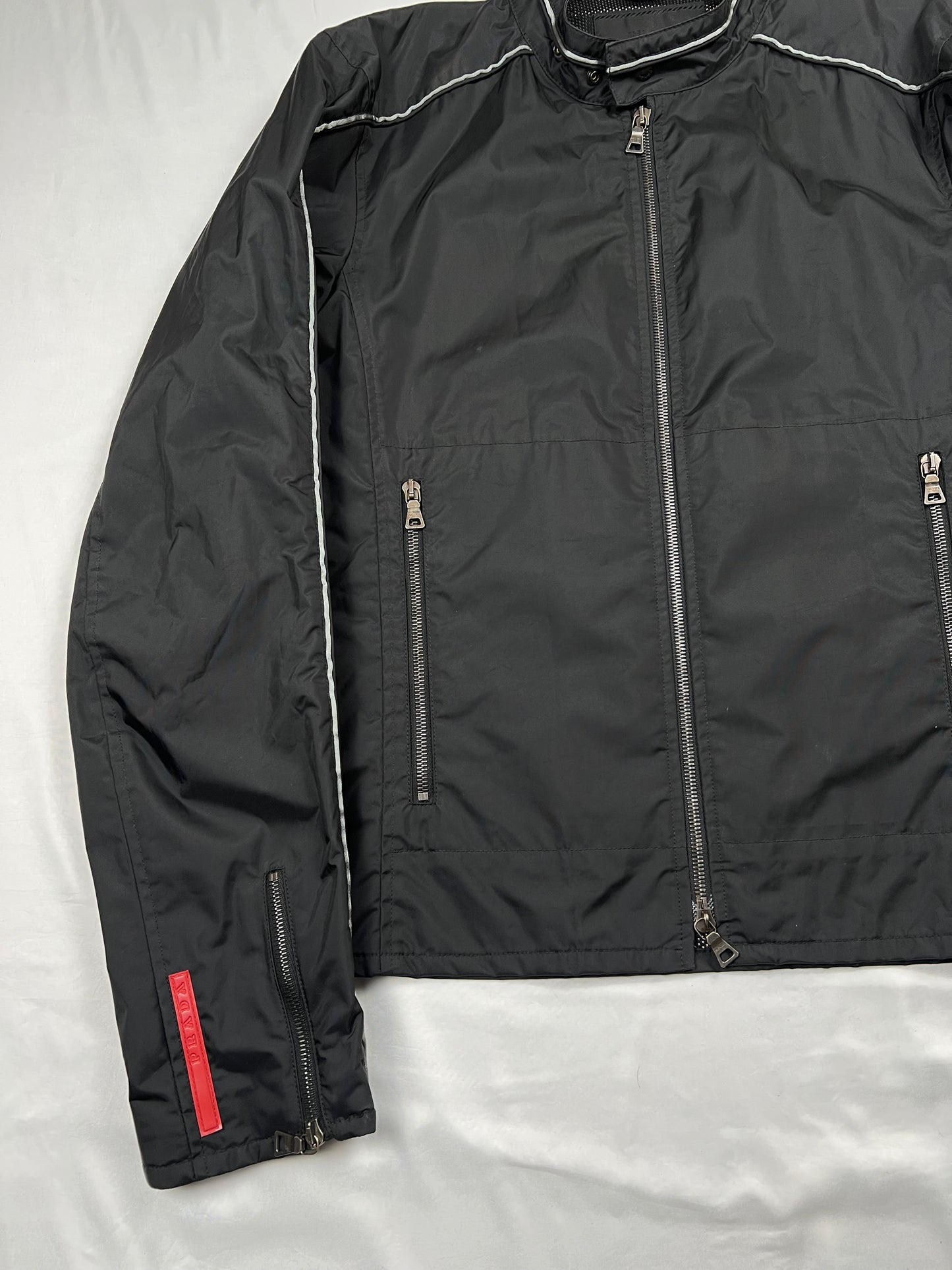 .Prada Black Nylon Jacket (M/L)