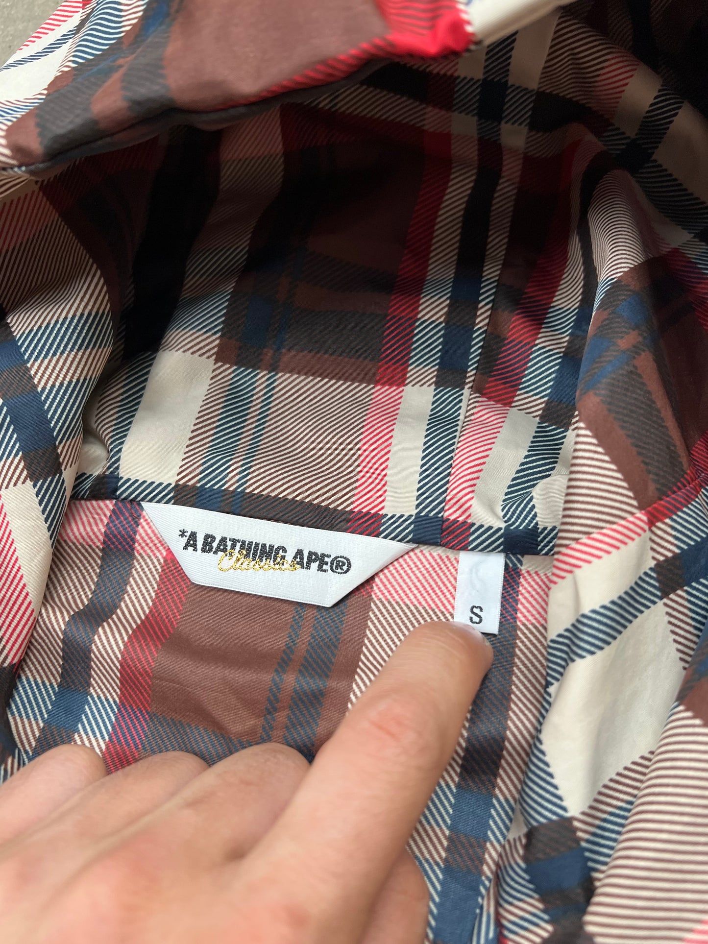 Bape Tartan Jacket (S)