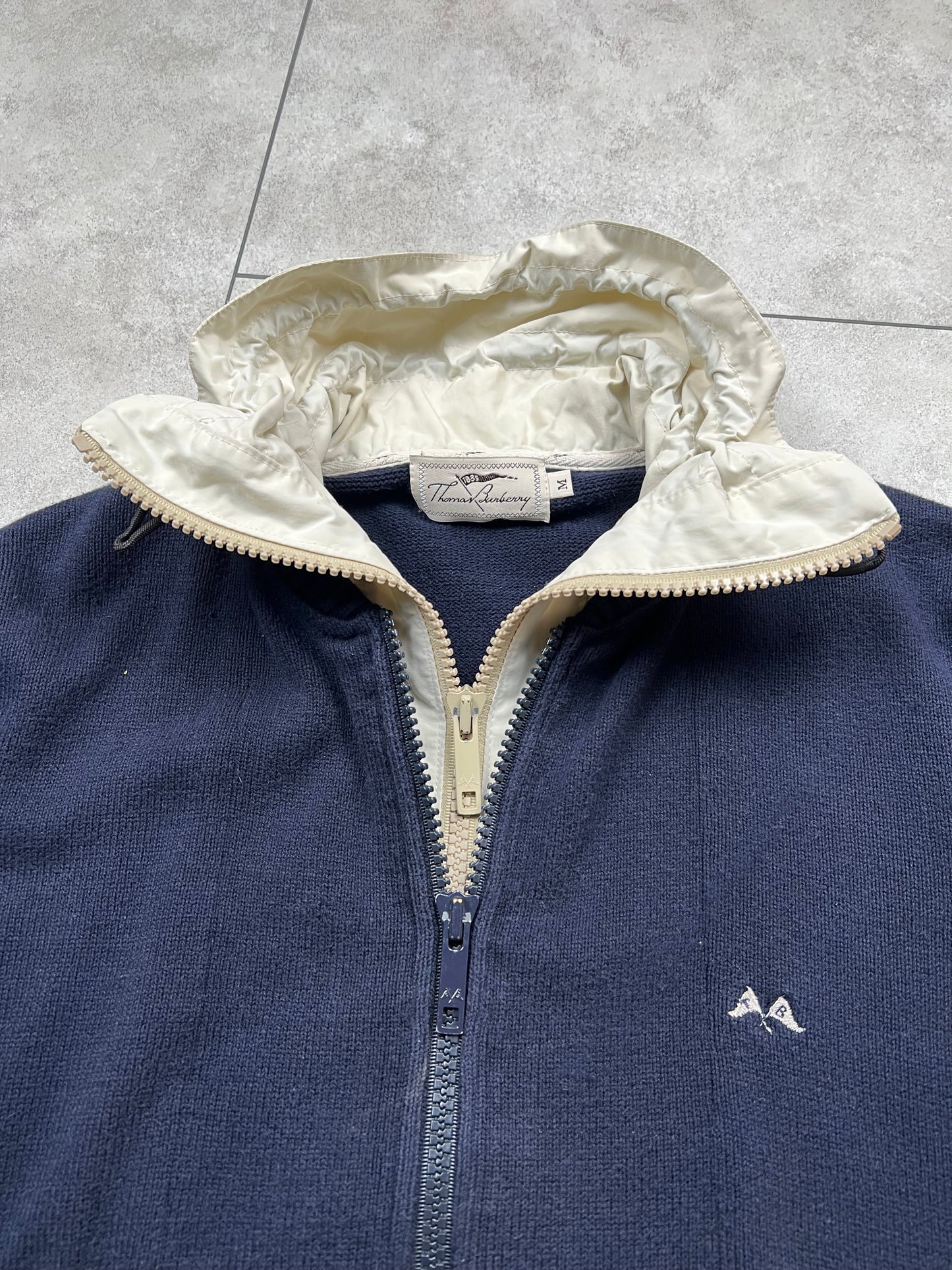 Thomas Burberry Jacket Sweater (L)