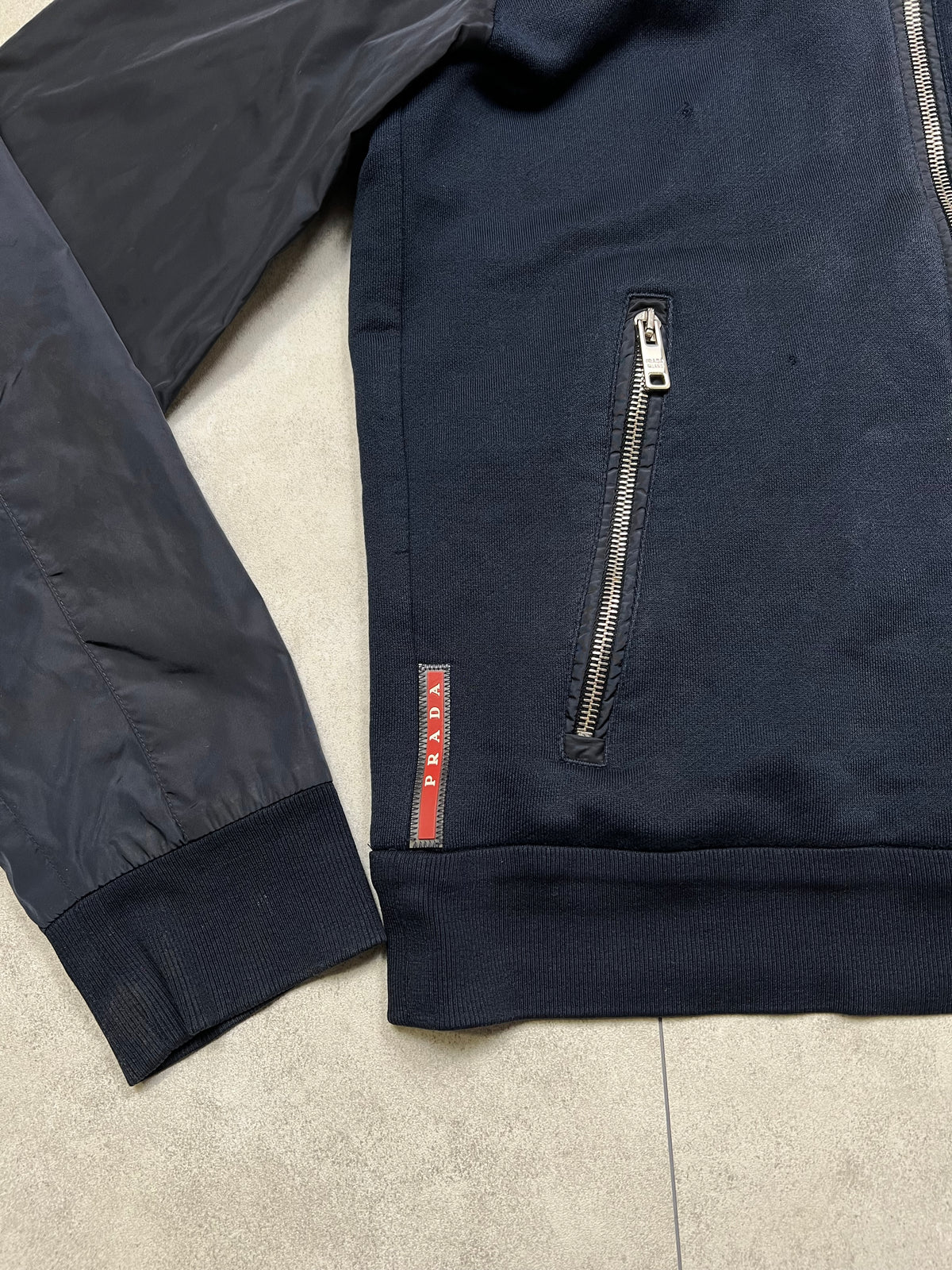 Prada Zip-Up Hoodie (S)