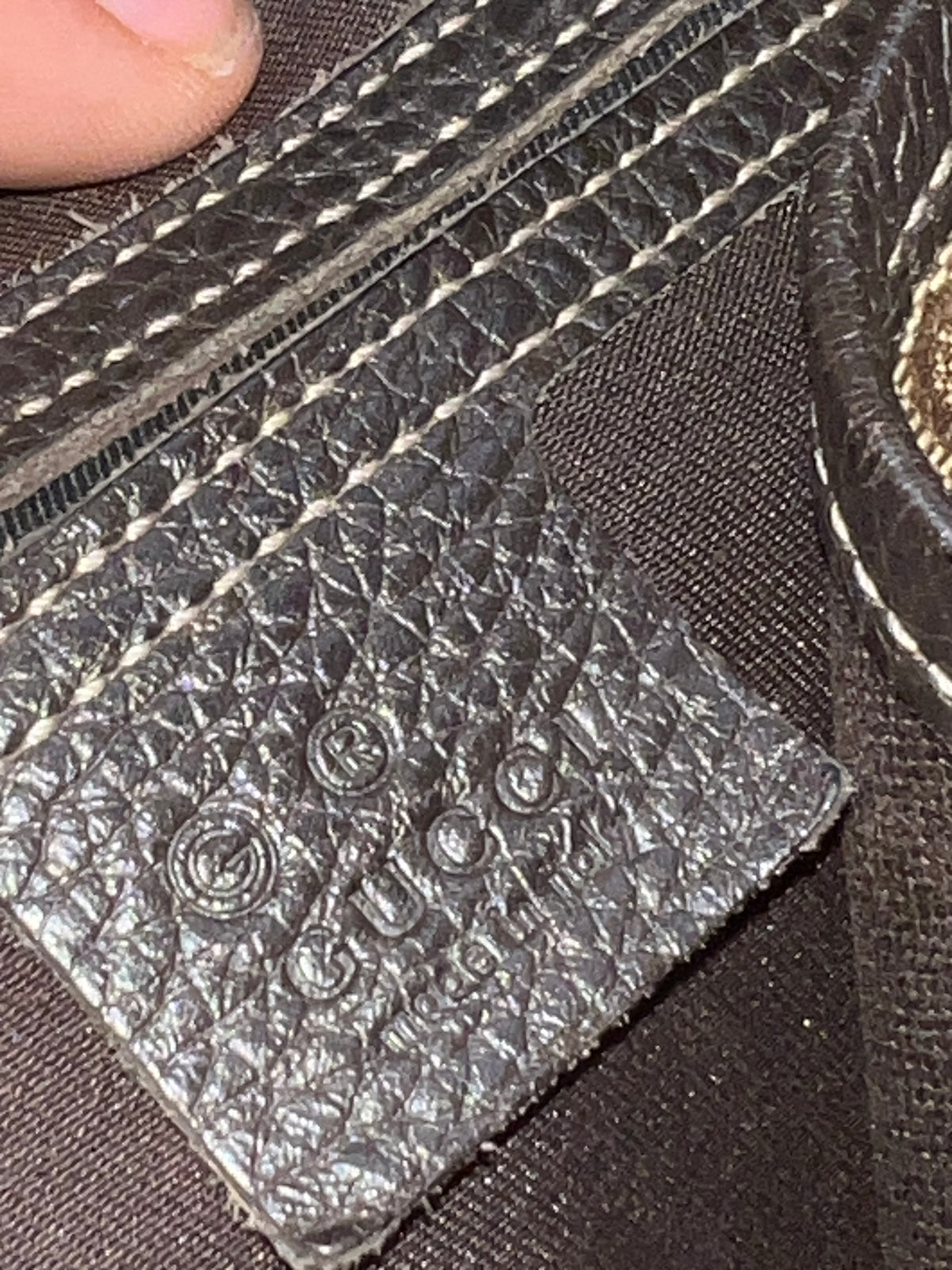 Gucci Monogram Crystal Canvas Bag