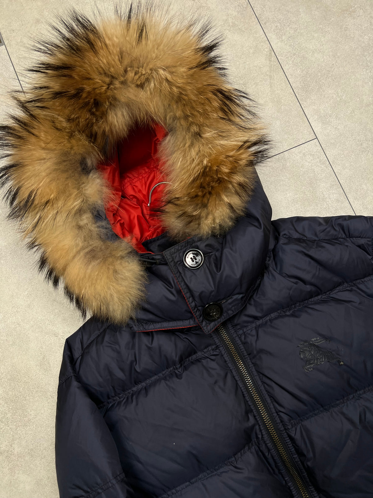 Burberry Fur Puffer (XL)