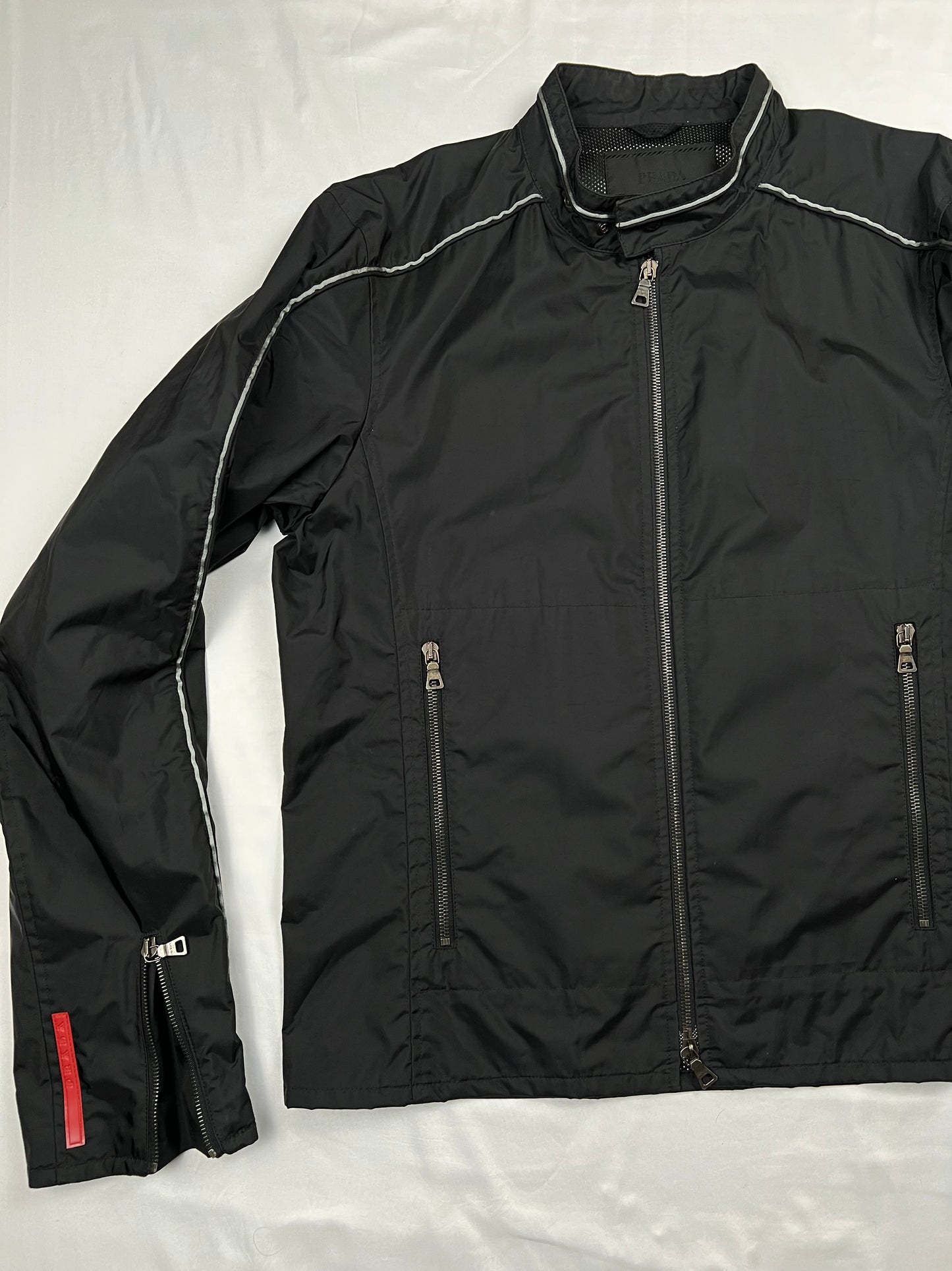 .Prada Black Nylon Jacket (M/L)
