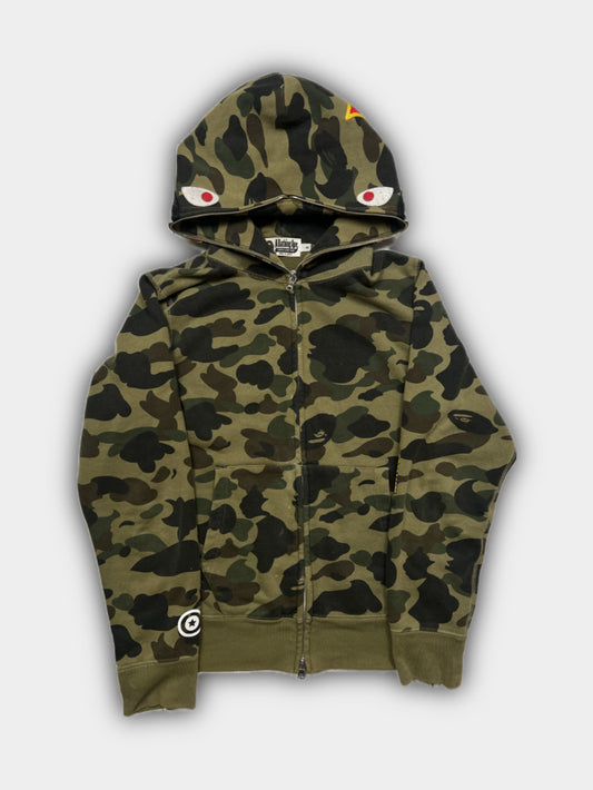 Bape PONR Shark Zip-Up Hoodie (S)