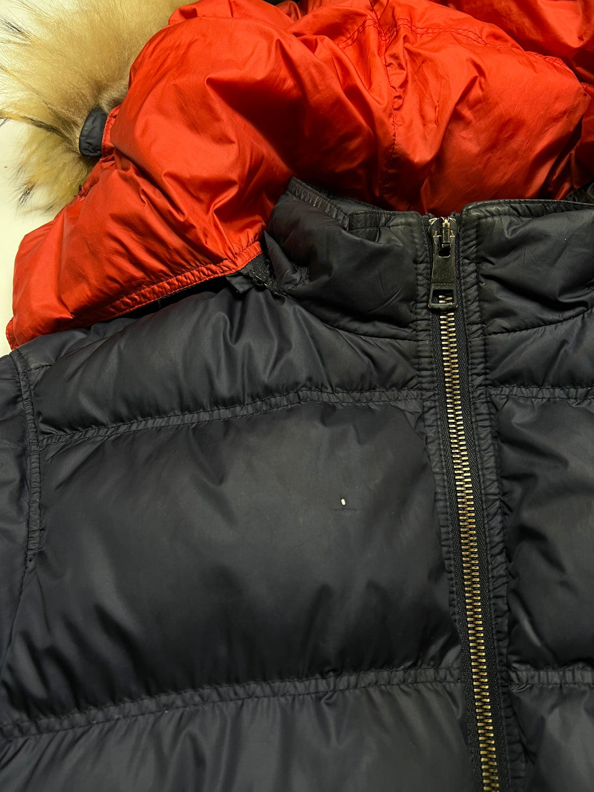 Burberry Fur Puffer (S)