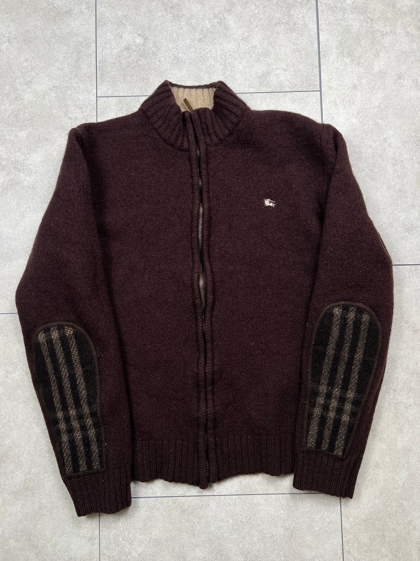 Burberry Zip Up Sweater (S)
