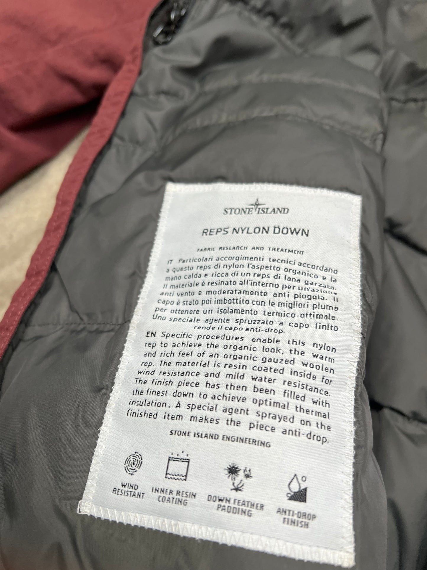Stone Island Reps Nylon Down (XL-L)