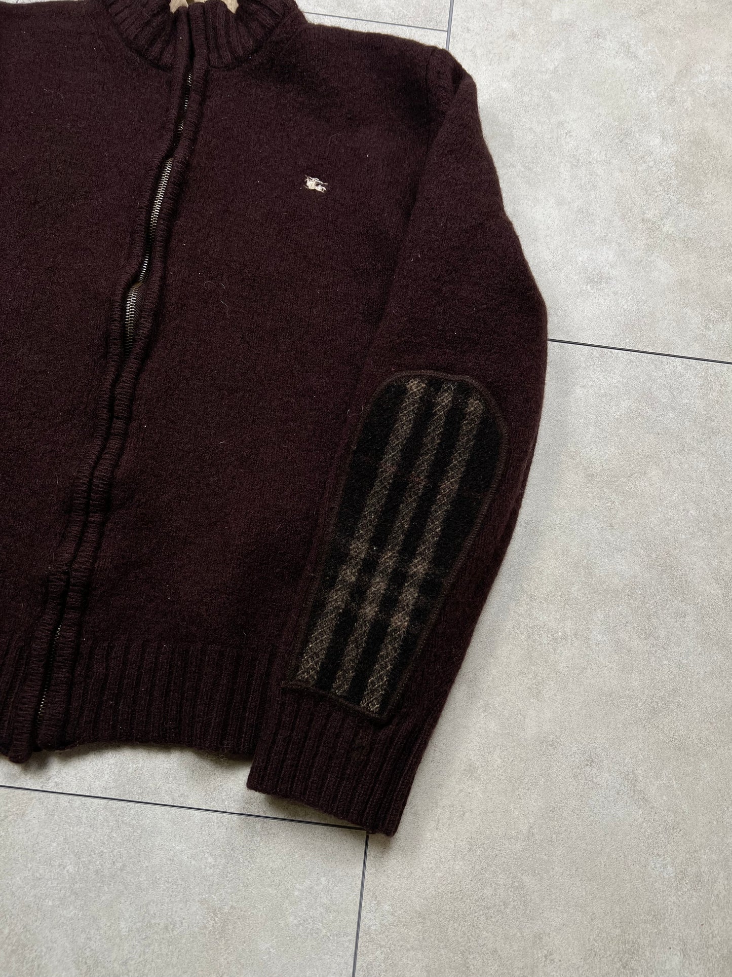Burberry Zip Up Sweater (S)