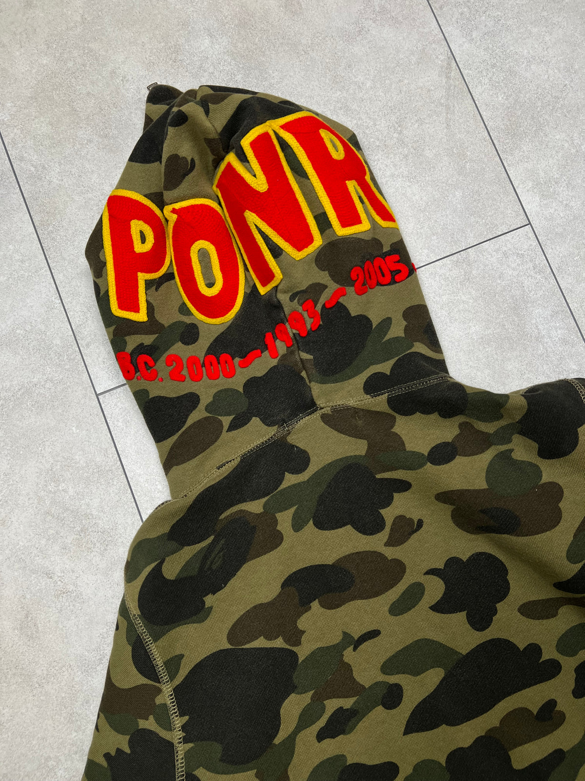 Bape PONR Shark Zip-Up Hoodie (S)
