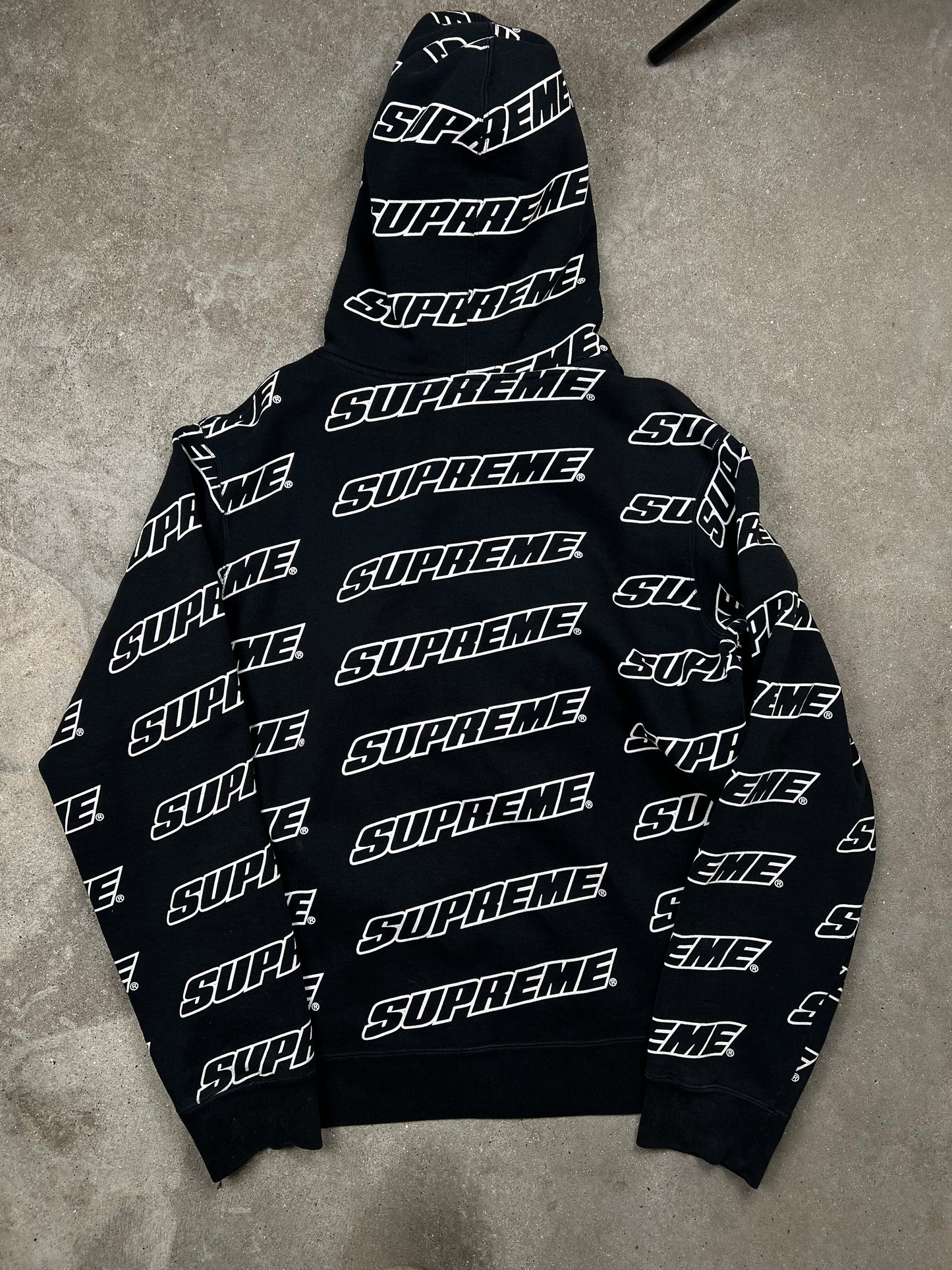 Supreme Repeat Zip Up Hoodie (M)