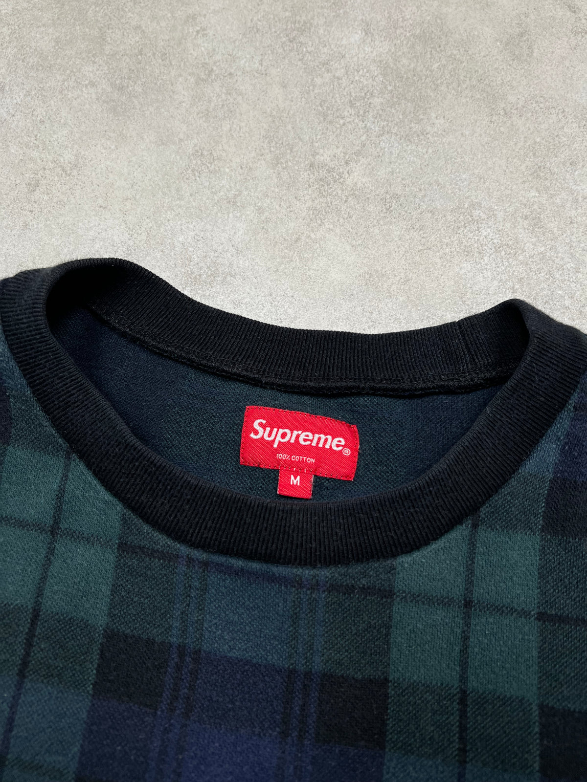 Supreme Plaid Tee (M)