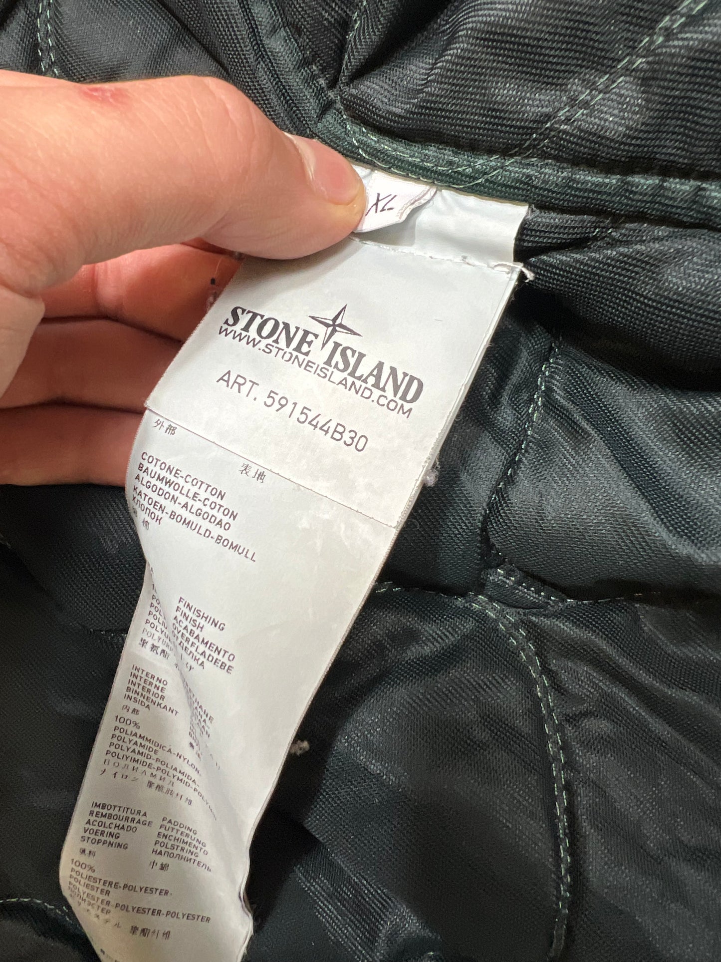 Stone Island Mussola Gommata jacket (Large)