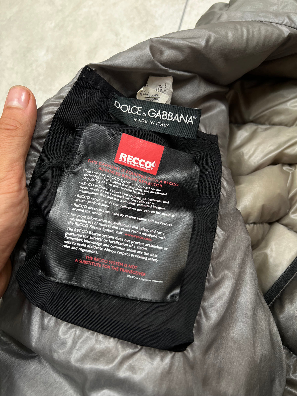 Dolce & Gabbana Ski Puffer (M)
