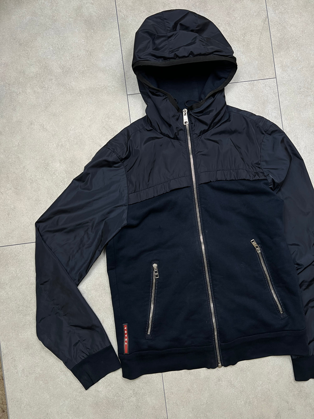 Prada Zip-Up Hoodie (S)