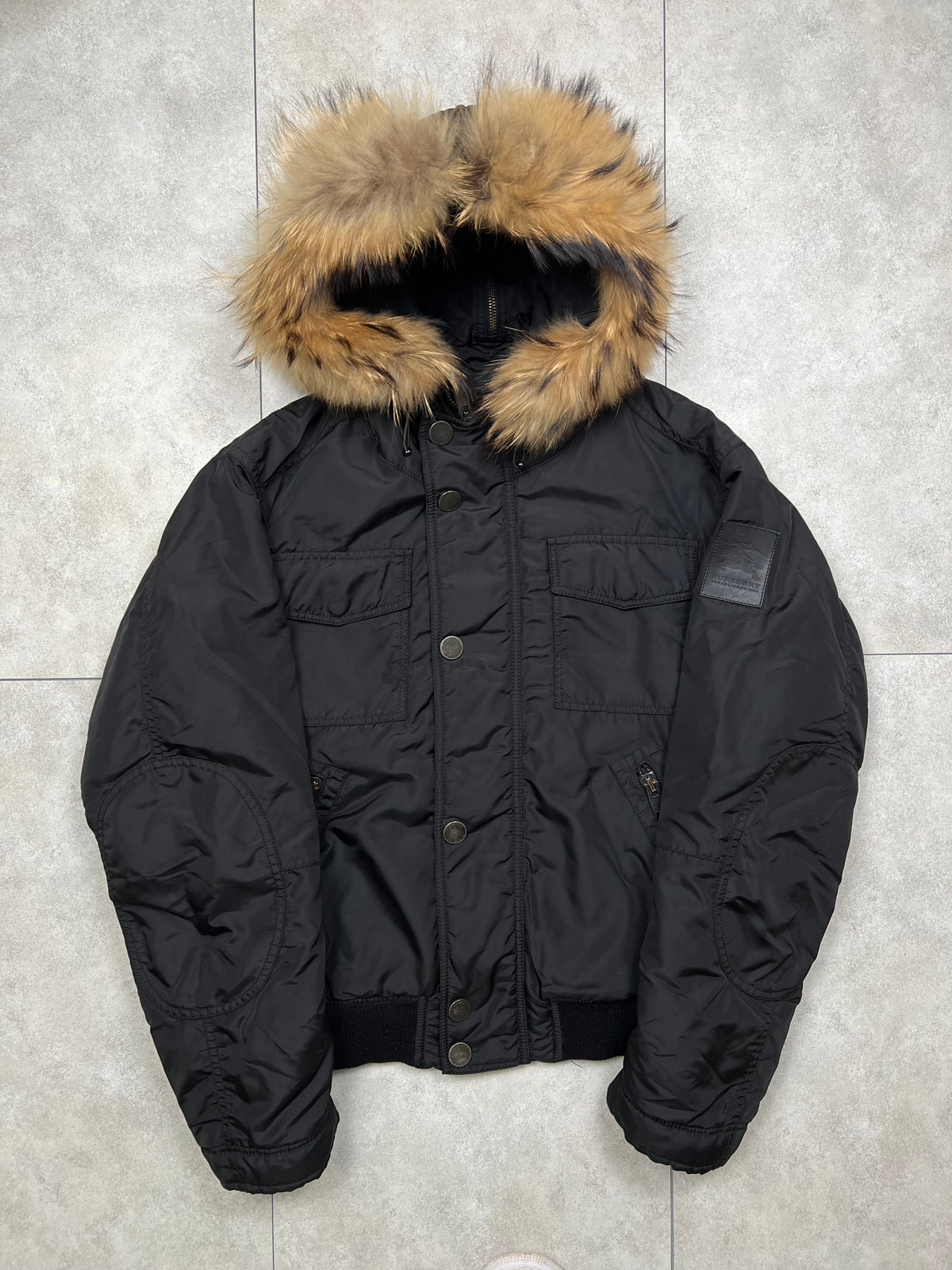 Burberry Fur Bomber (L)