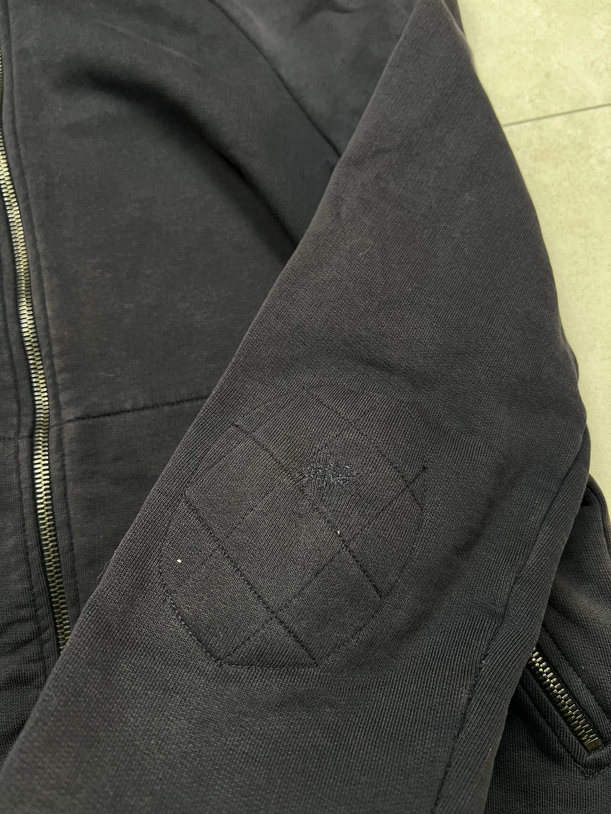 Prada Zip-Up Nylon Hoodie (S)