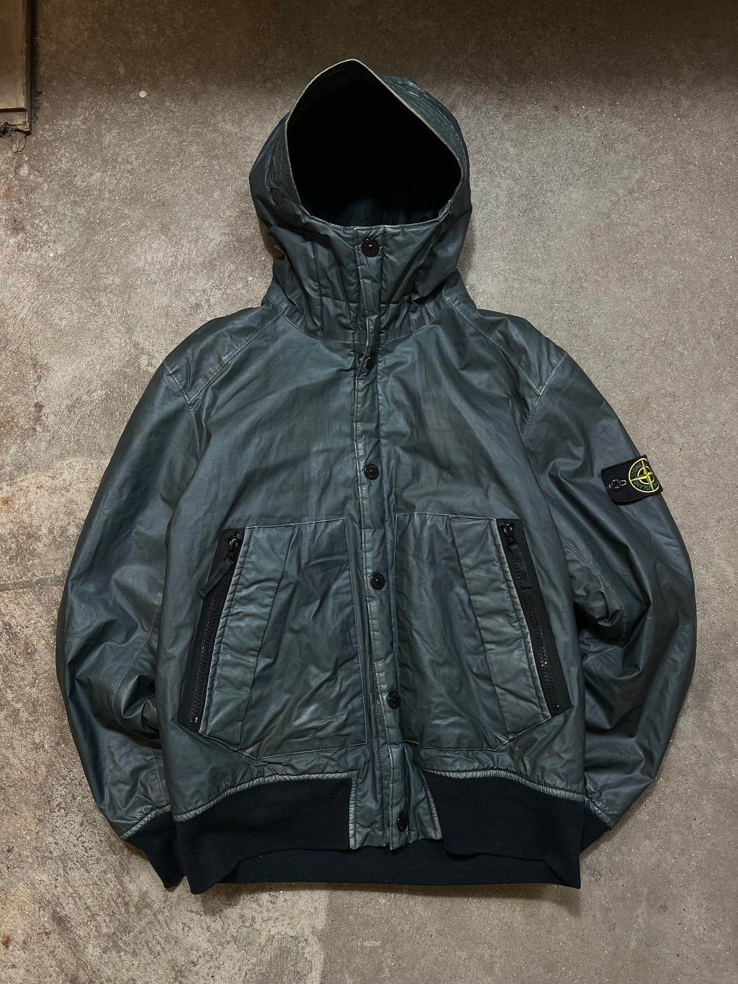 Stone Island Mussola Gommata jacket (Large)