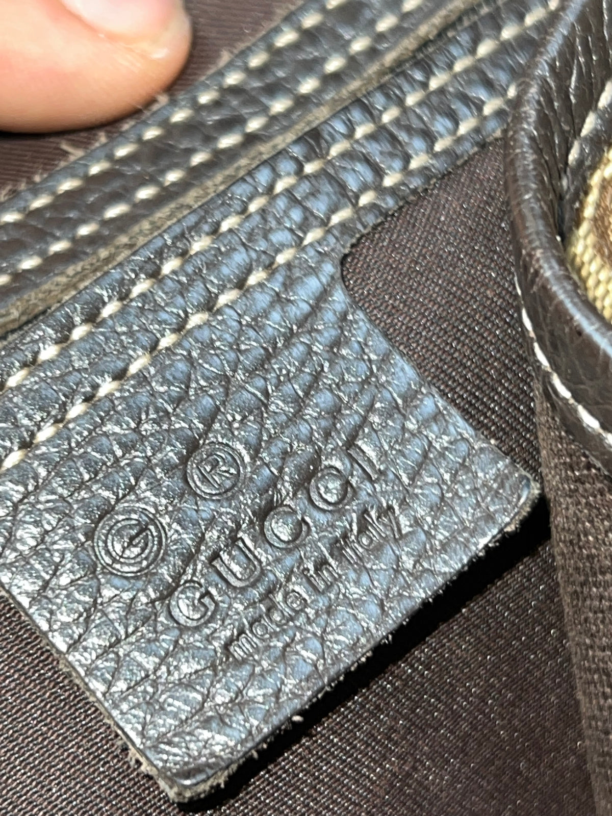 Gucci Monogram Crystal Canvas Bag