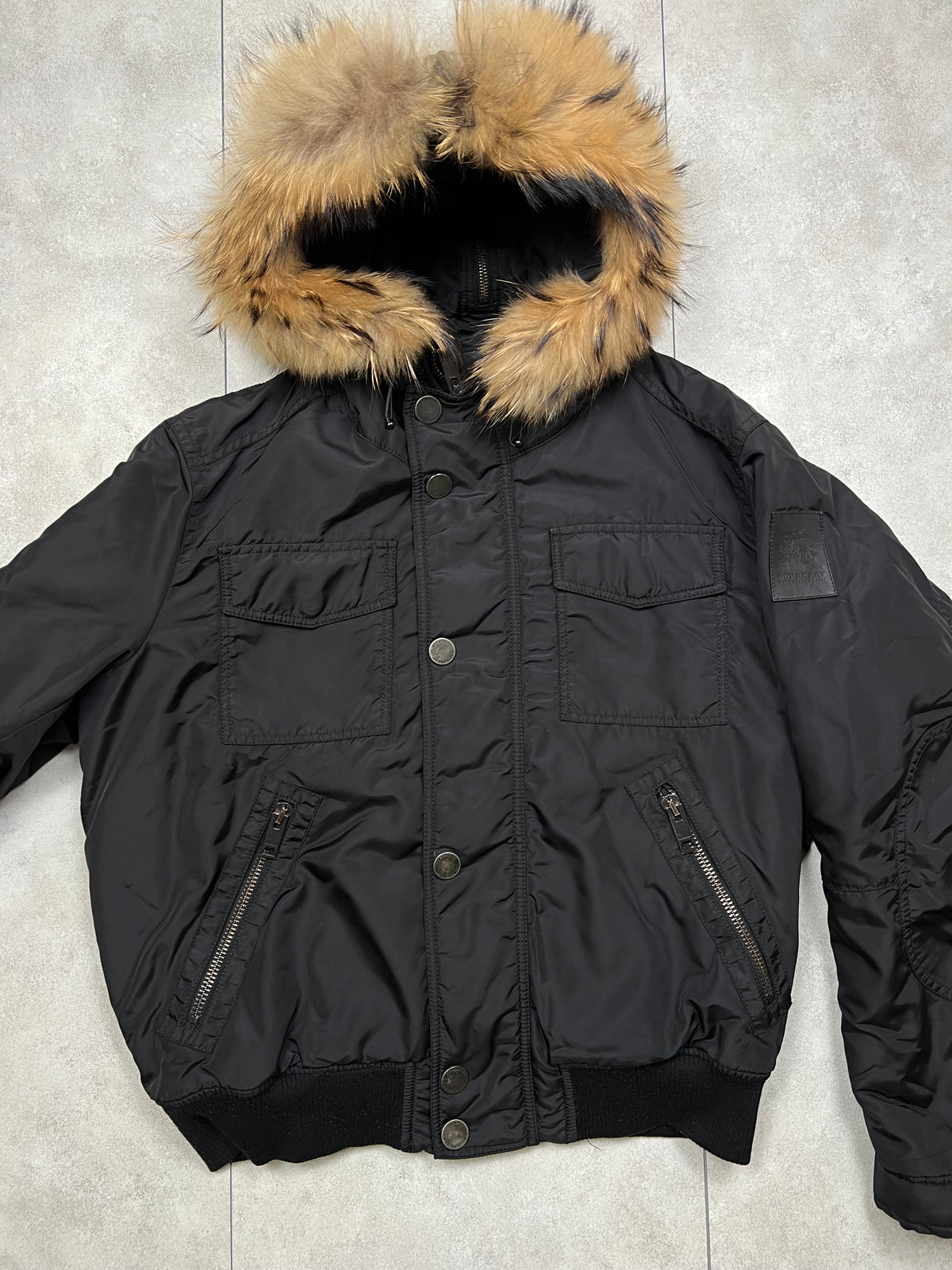 Burberry Fur Bomber (L)