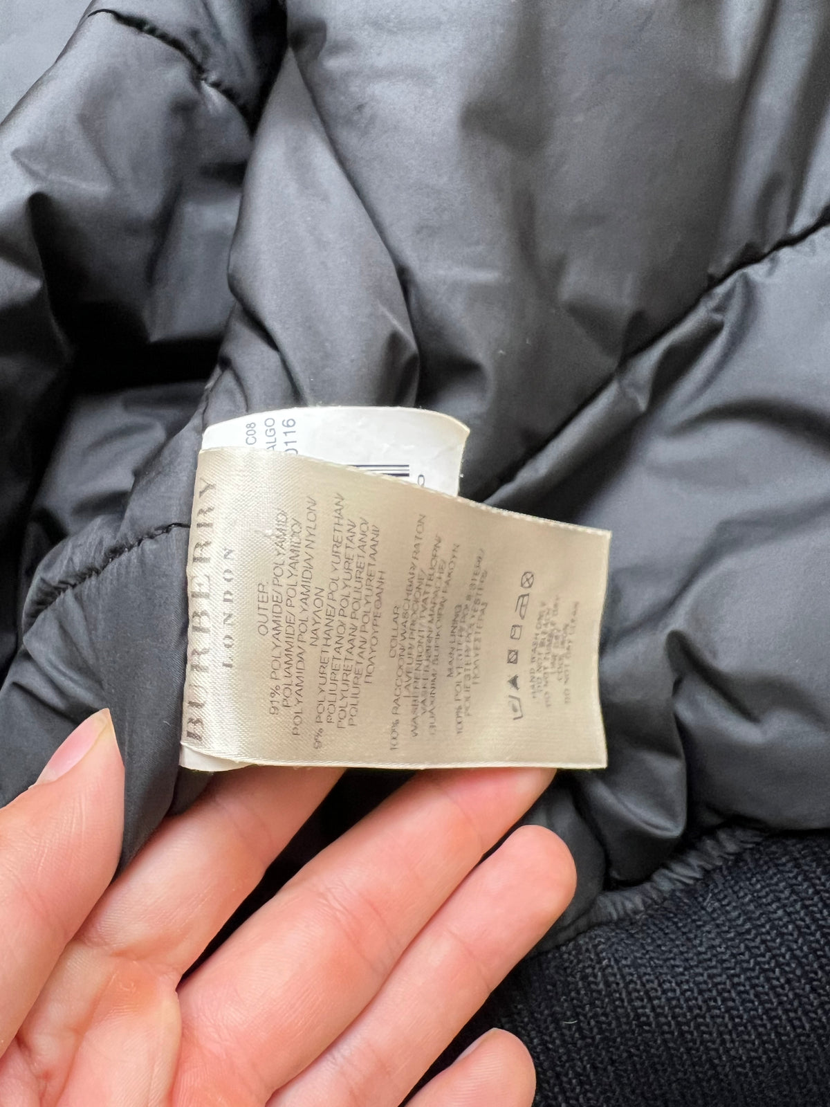 Burberry Fur Bomber (L)