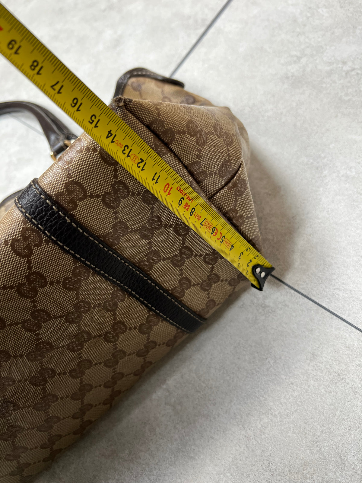Gucci Monogram Crystal Canvas Bag