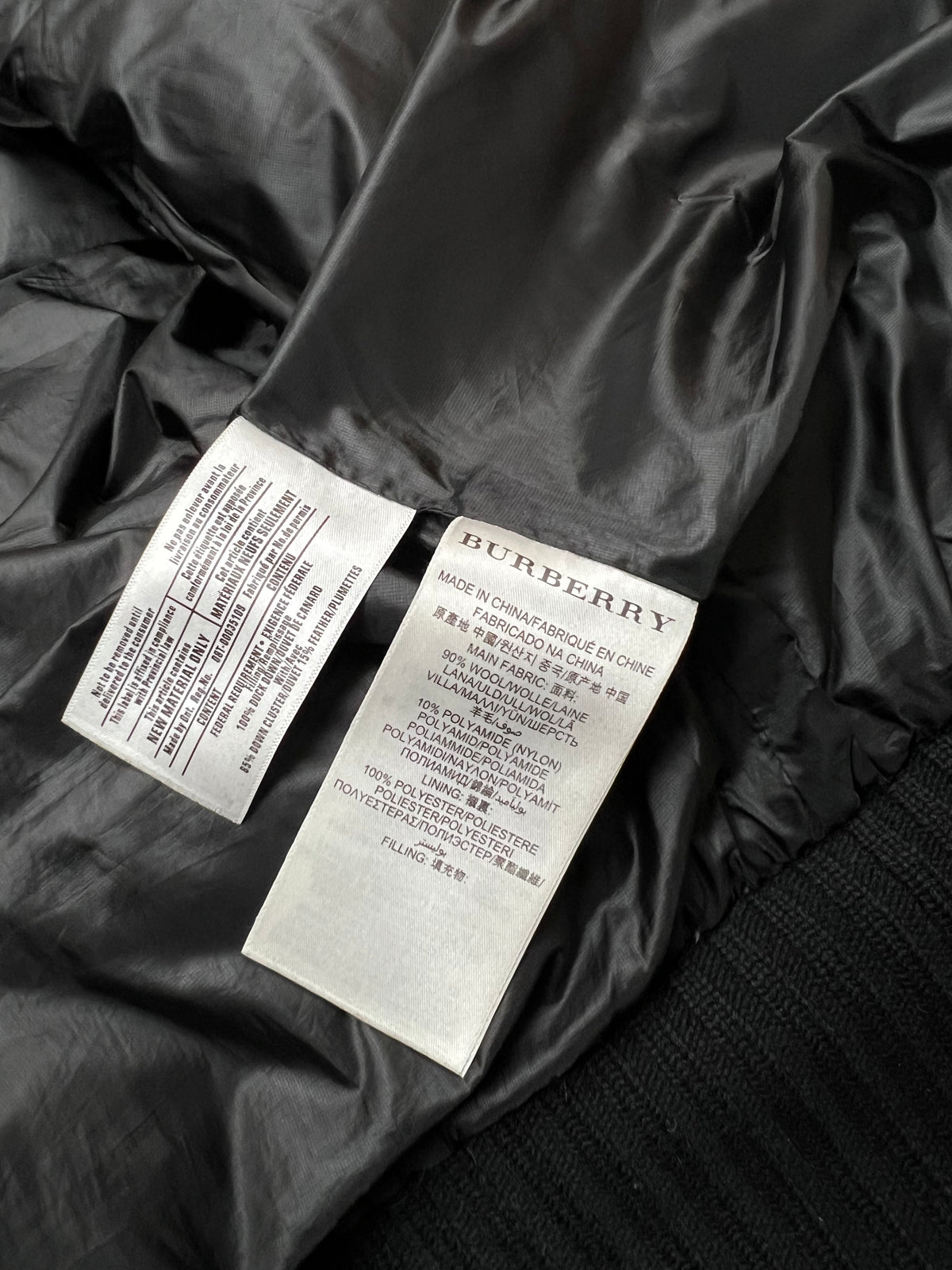 Burberry Sport Cardigan Puffer Jacket (S/M)