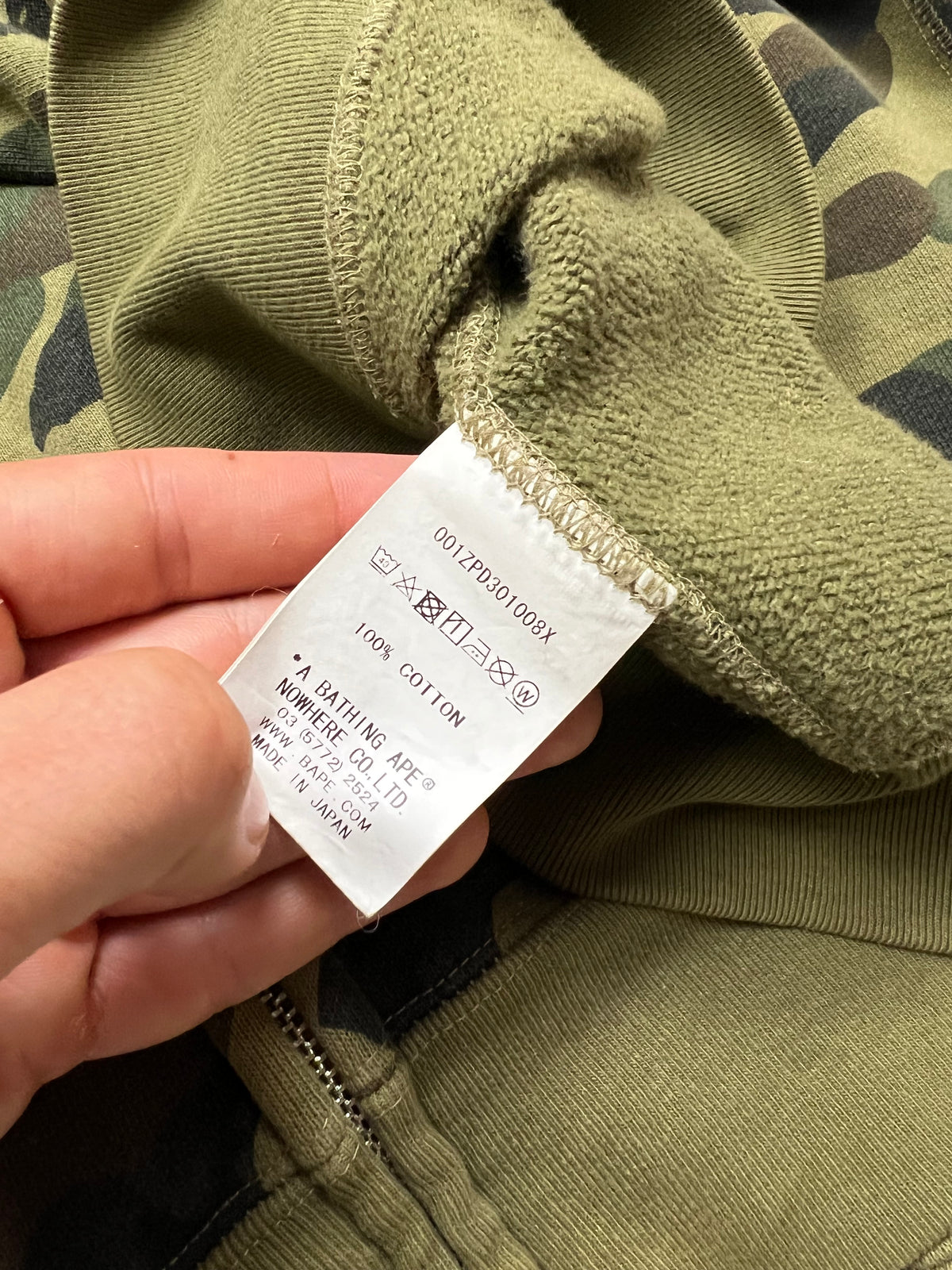 Bape PONR Shark Zip-Up Hoodie (S)