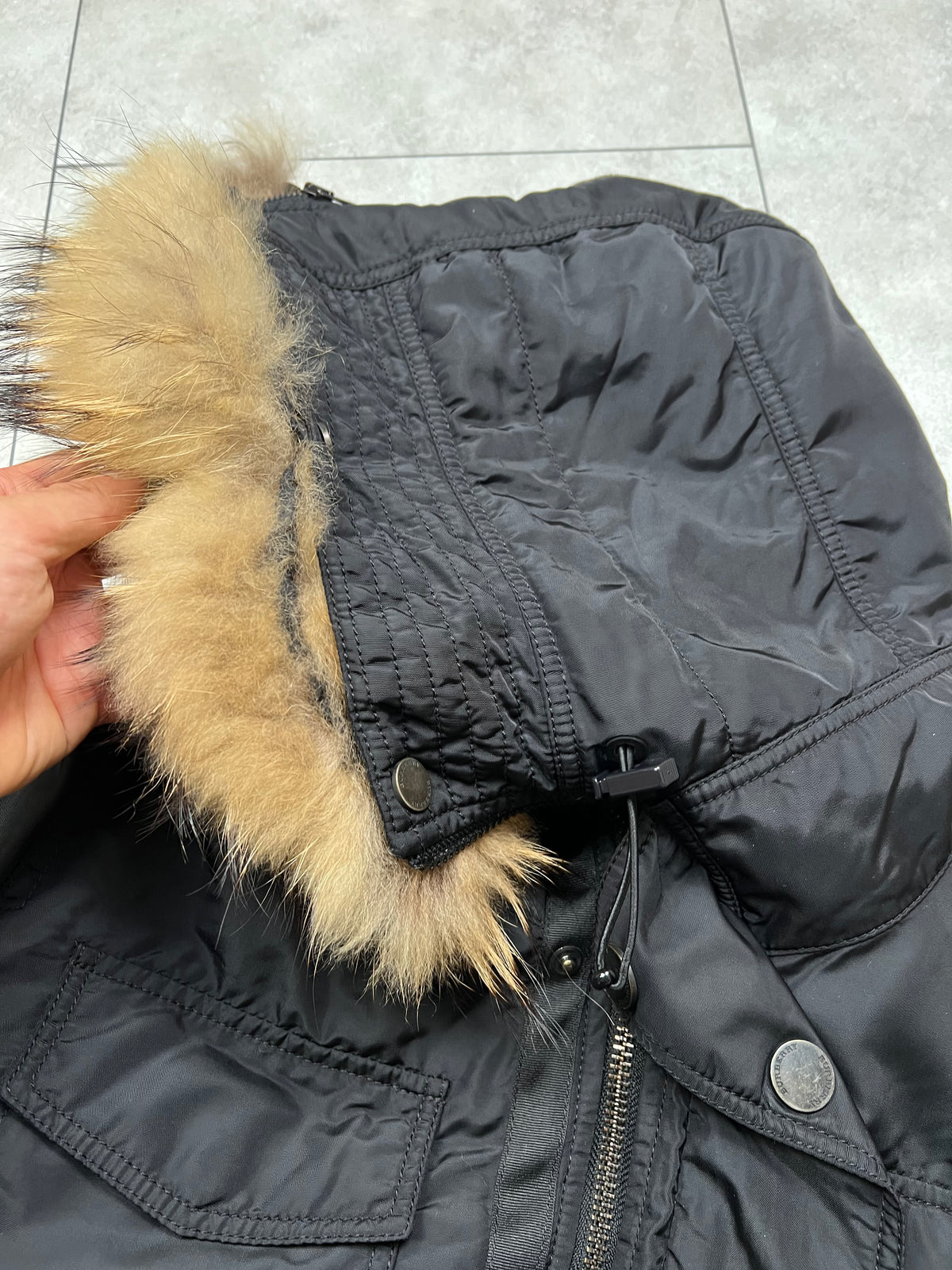 Burberry Fur Bomber (L)
