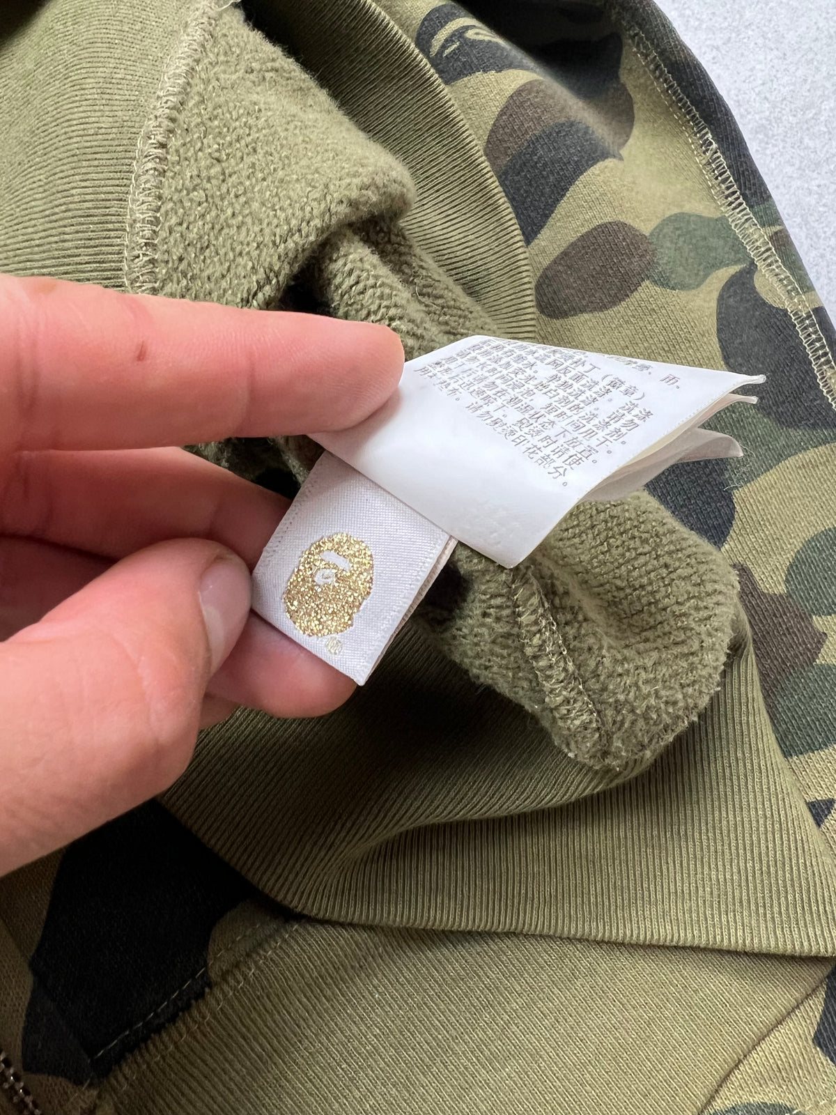 Bape PONR Shark Zip-Up Hoodie (S)
