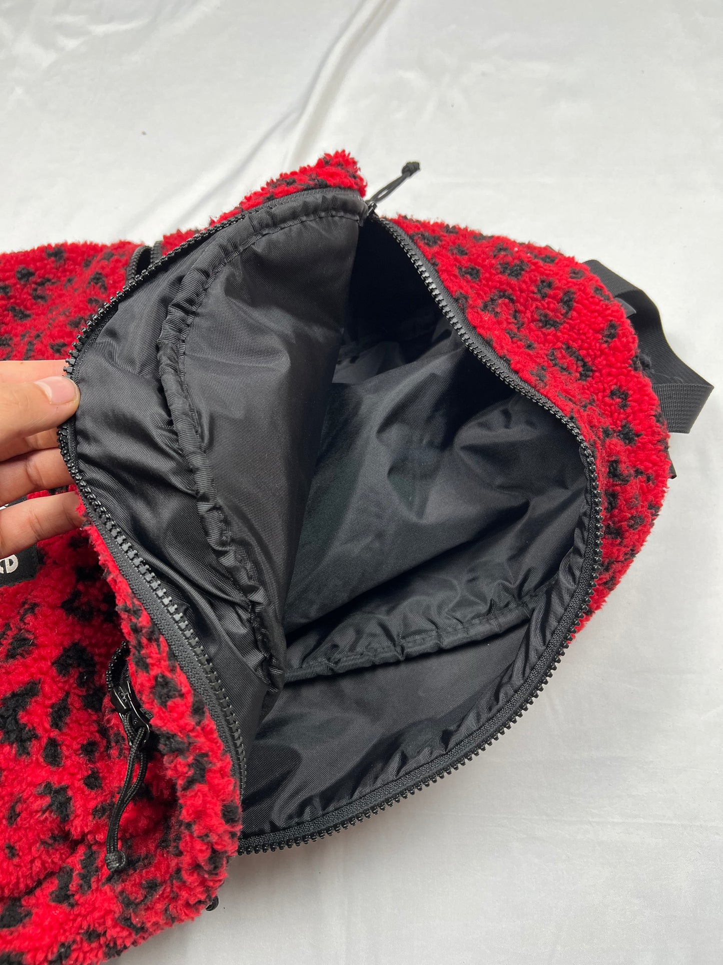 .Supreme Leopard Fur Backpack