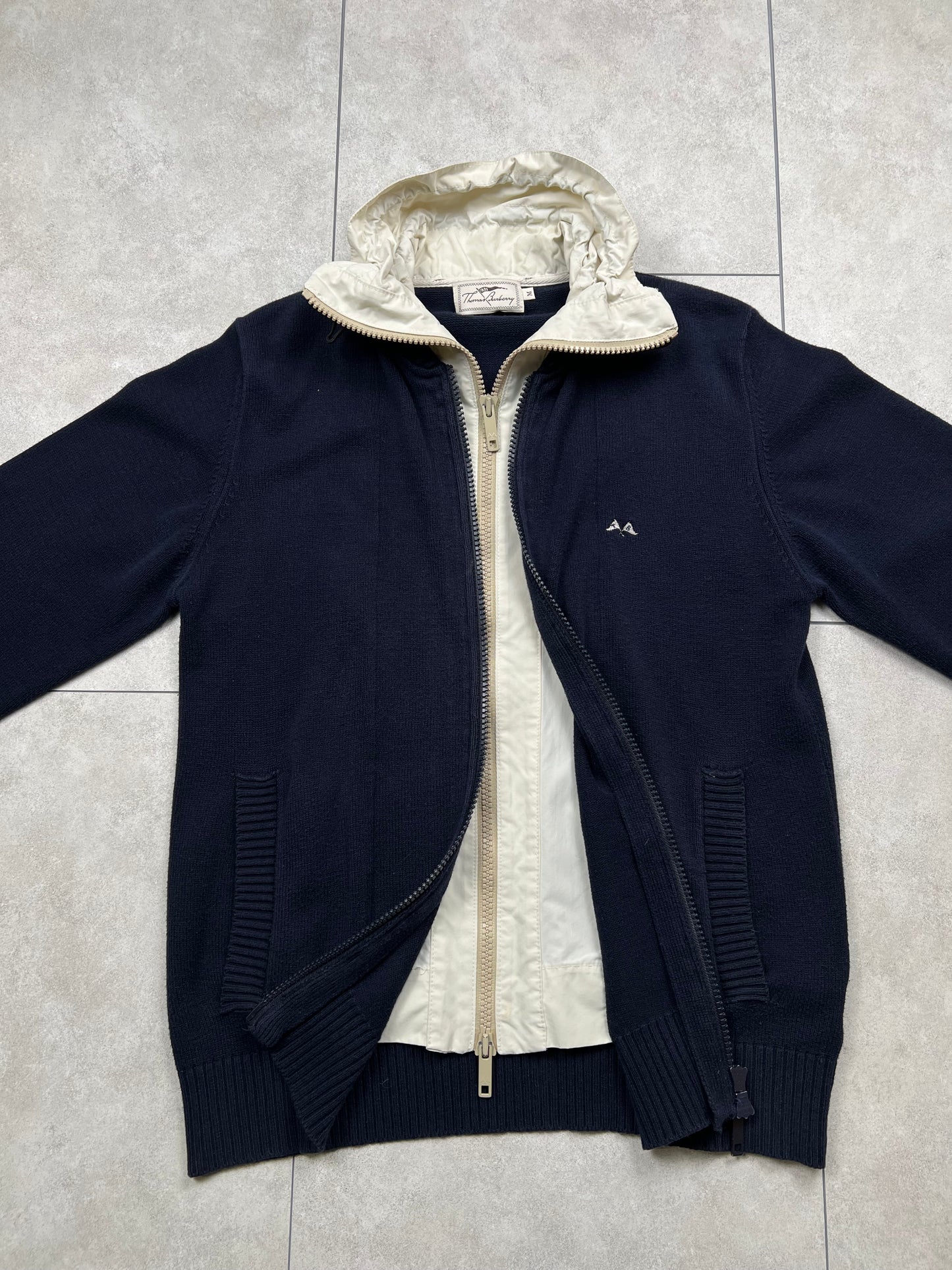 Thomas Burberry Jacket Sweater (L)