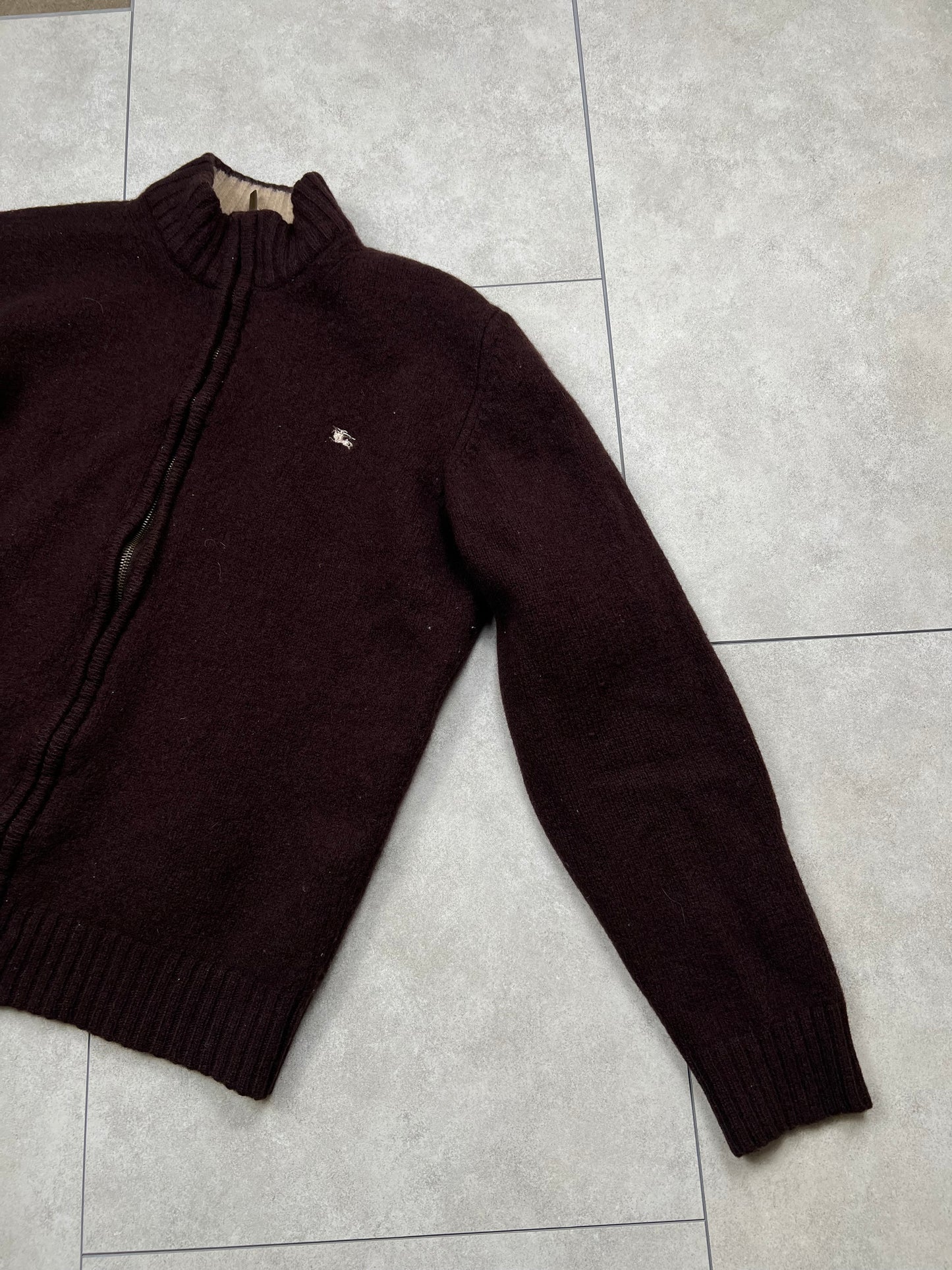 Burberry Zip Up Sweater (S)