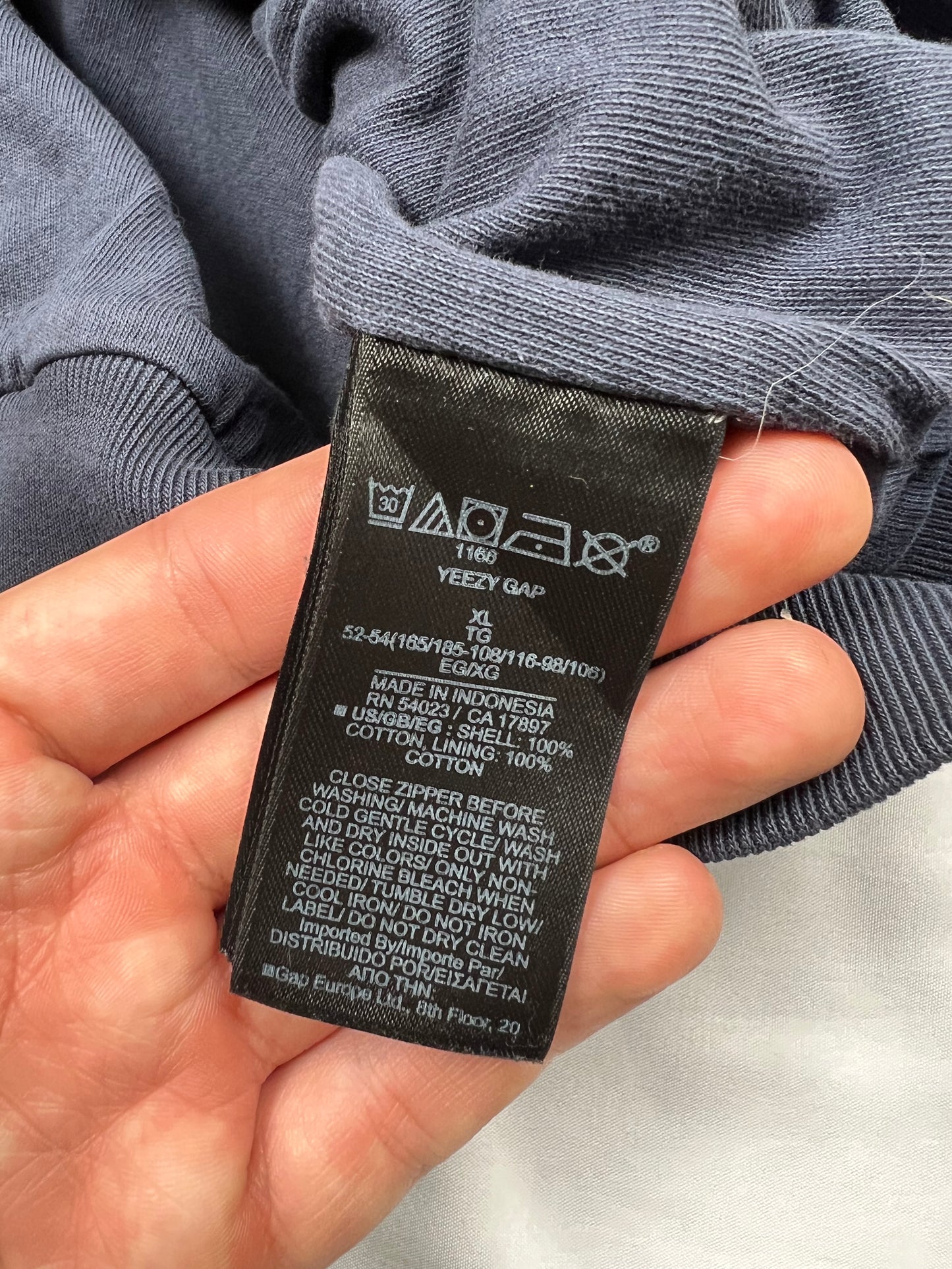 Yeezy Gap Zip-Up Hoodie (L/XL)