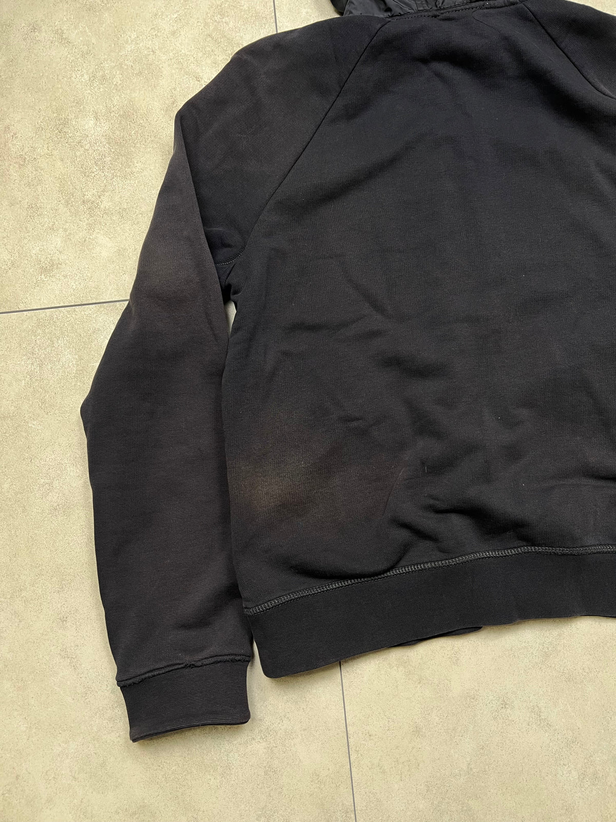 Prada Zip-Up Nylon Hoodie (S)