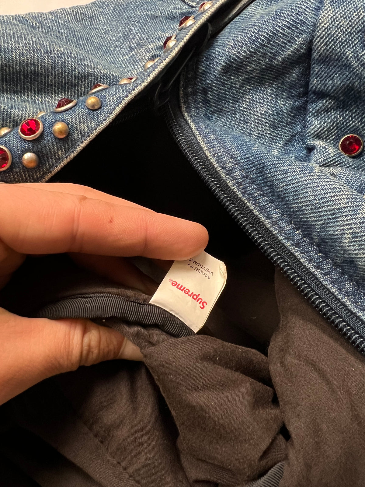 Supreme BB Simon Denim Backpack