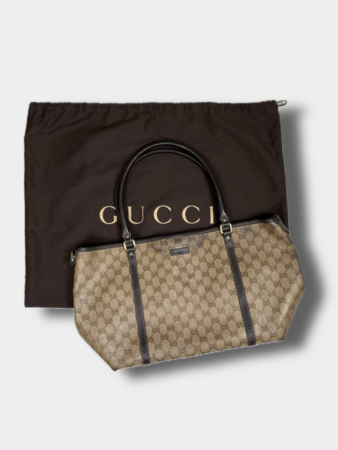 Gucci Monogram Crystal Canvas Bag