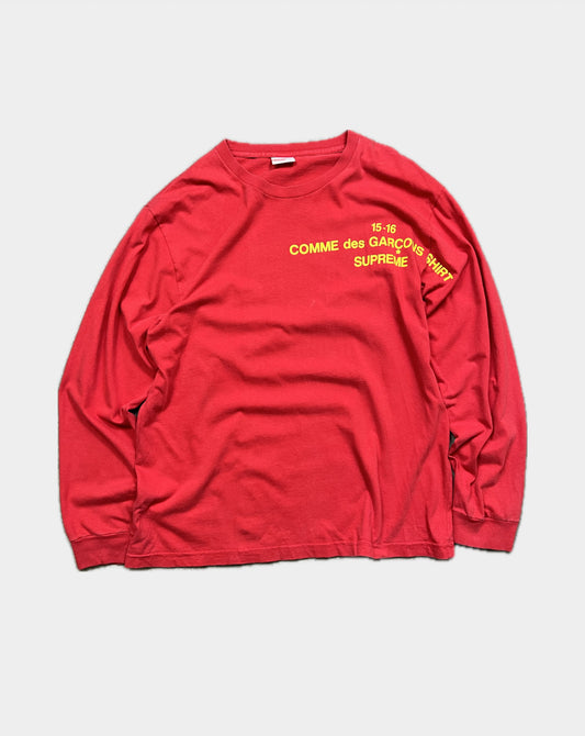 Supreme x CDG Longsleeve (L)
