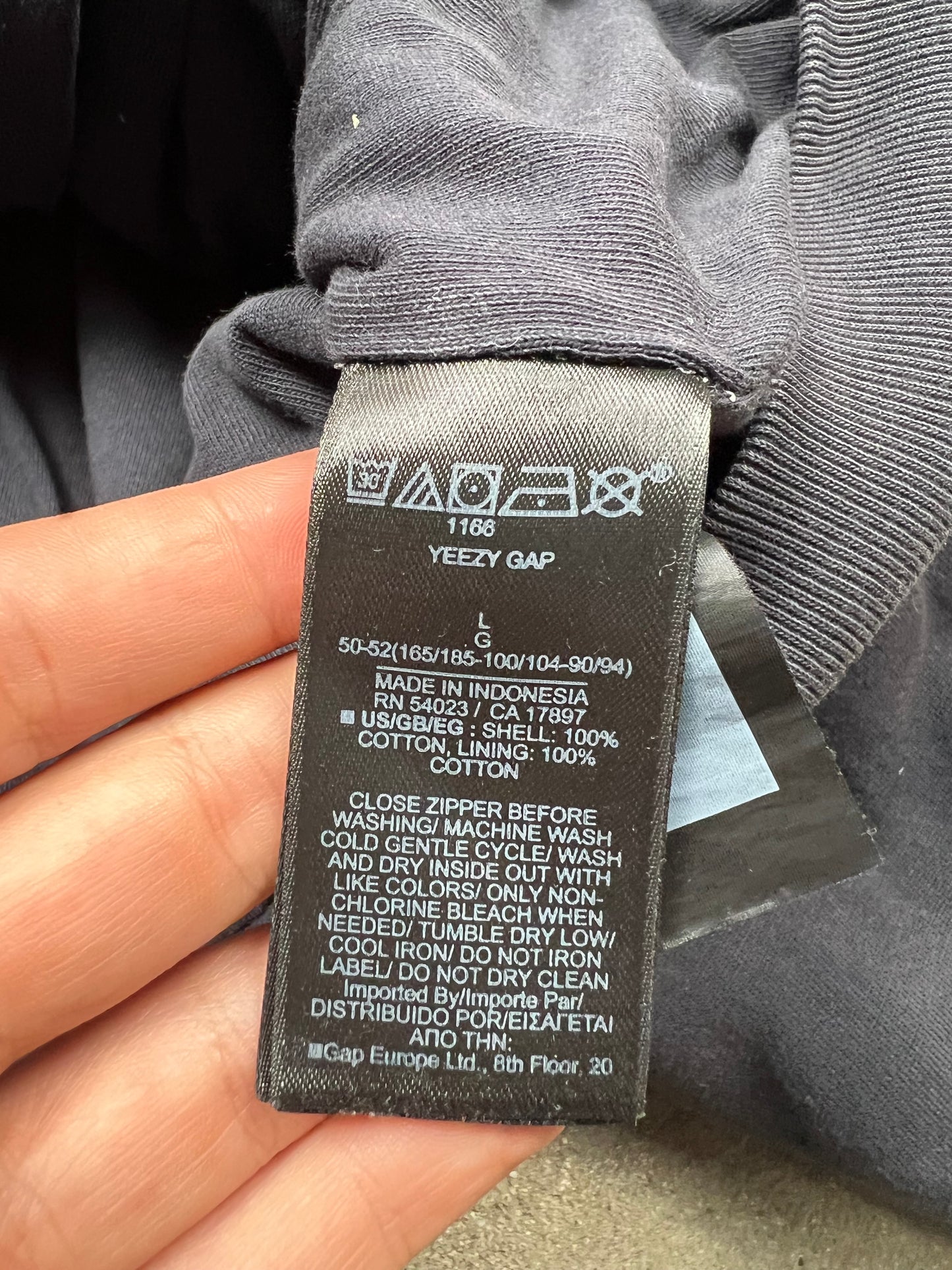 Yeezy Gap Zip-Up Hoodie (L)