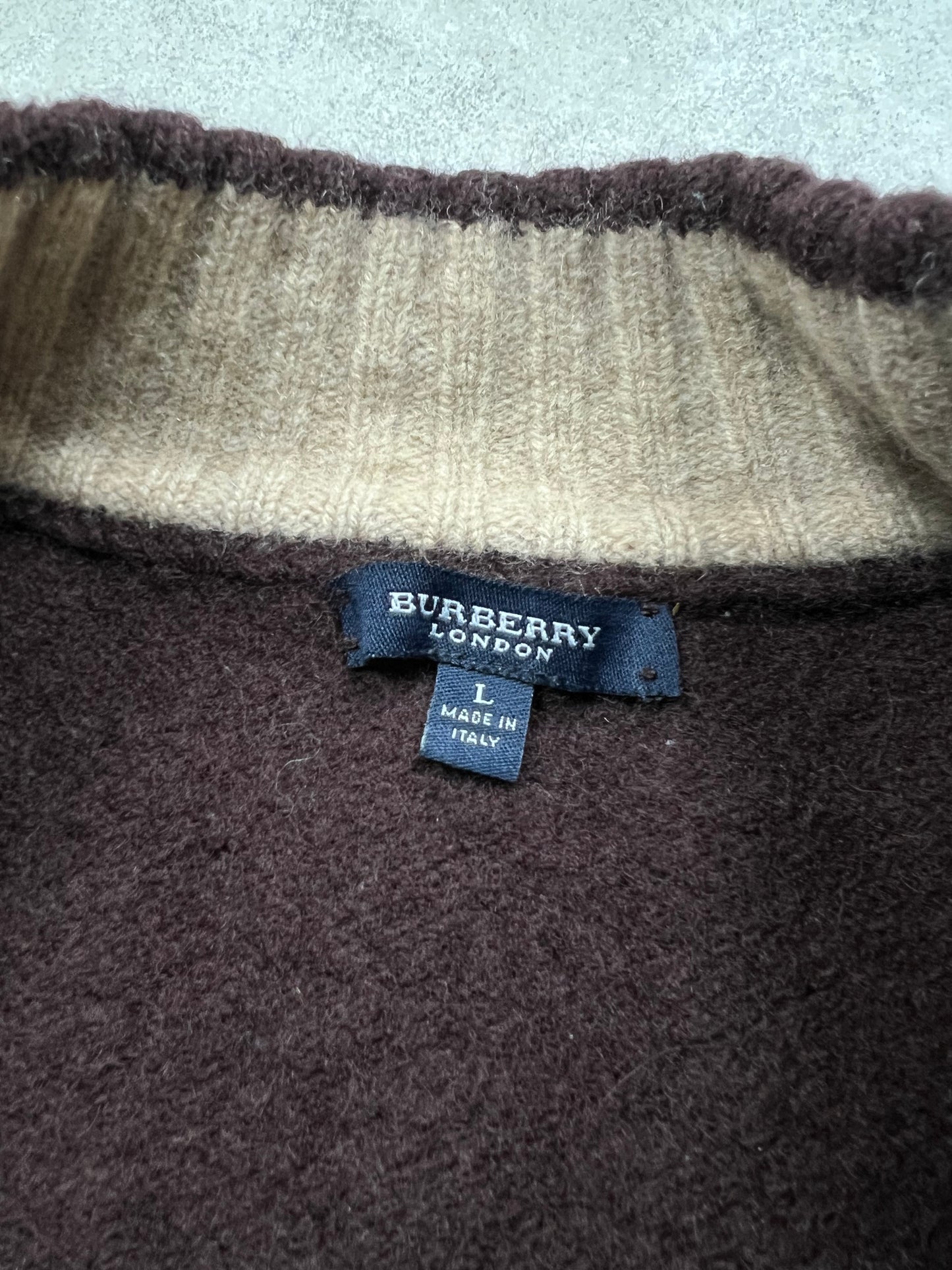 Burberry Zip Up Sweater (S)