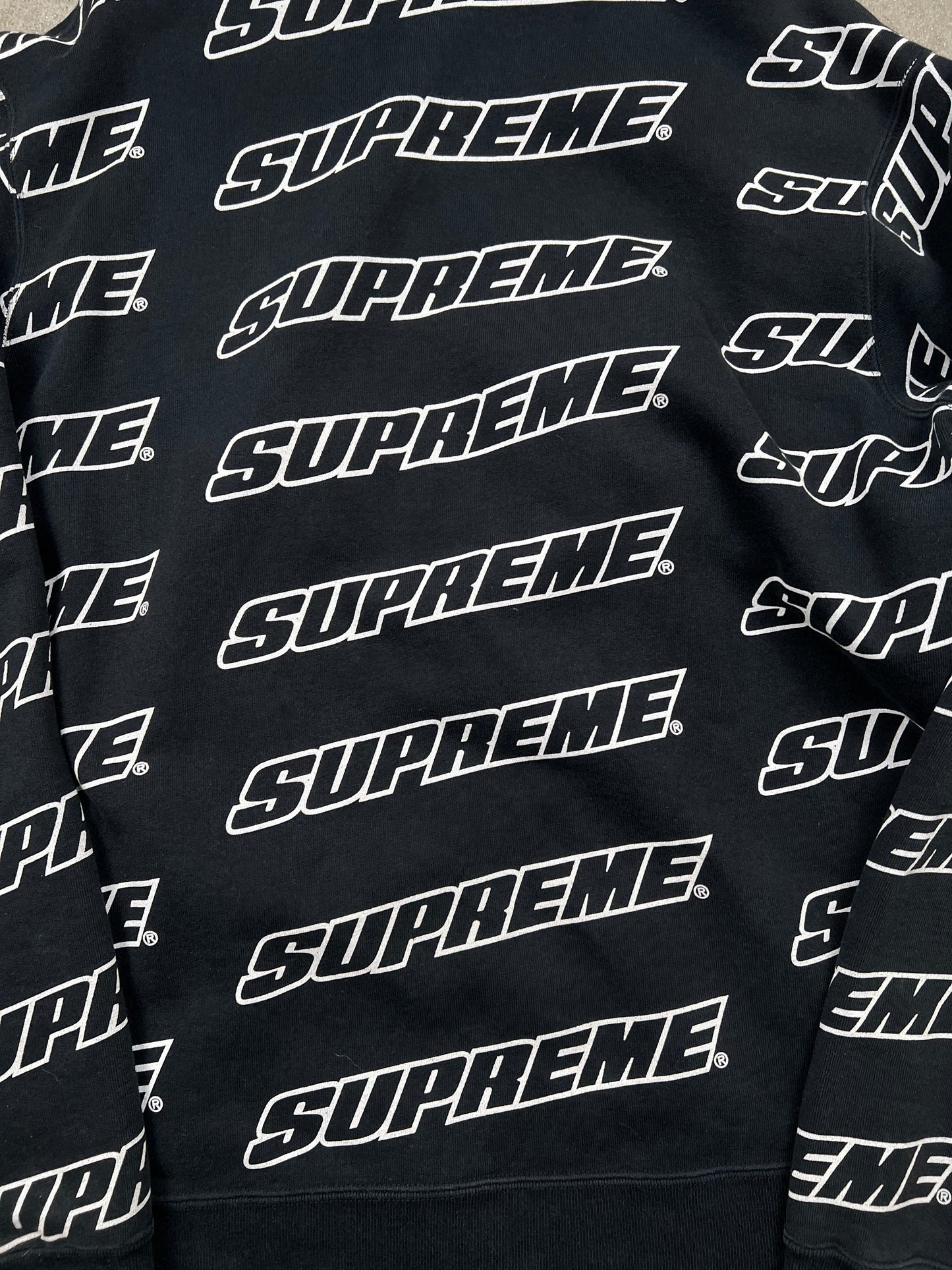 Supreme Repeat Zip Up Hoodie (M)